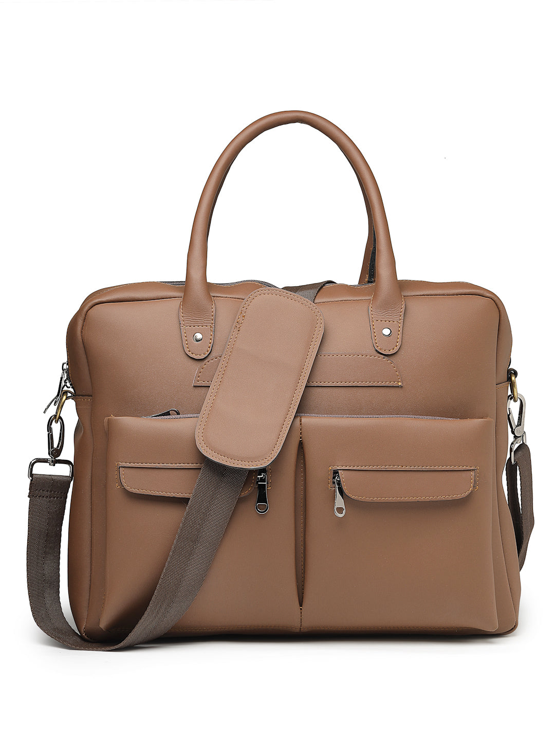 Ensac Studio Brown Laptop Bag | Stylish Office & Daily Use Bag