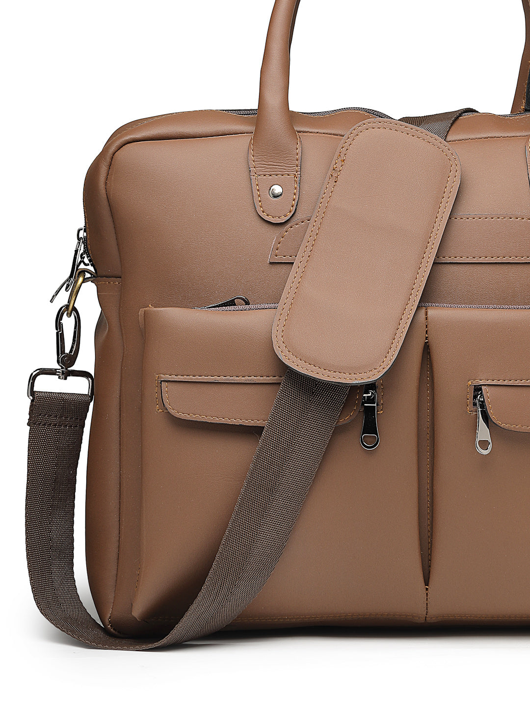 Ensac Studio Brown Laptop Bag | Stylish Office & Daily Use Bag