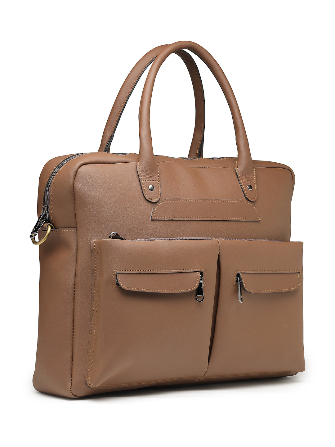 Ensac Studio Brown Laptop Bag | Stylish Office & Daily Use Bag