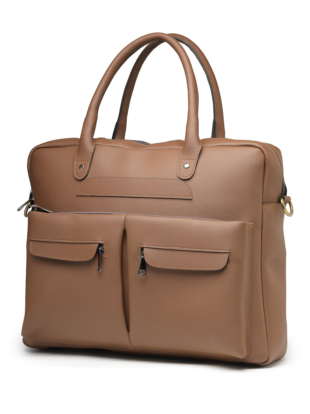 Ensac Studio Brown Laptop Bag | Stylish Office & Daily Use Bag