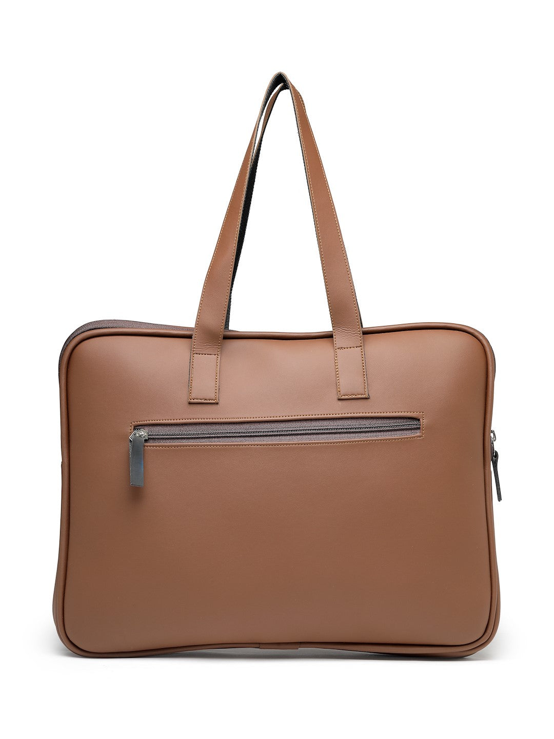 Ensac Brown Crocodile Sleeve Laptop Bag | Stylish Office & Travel Bag