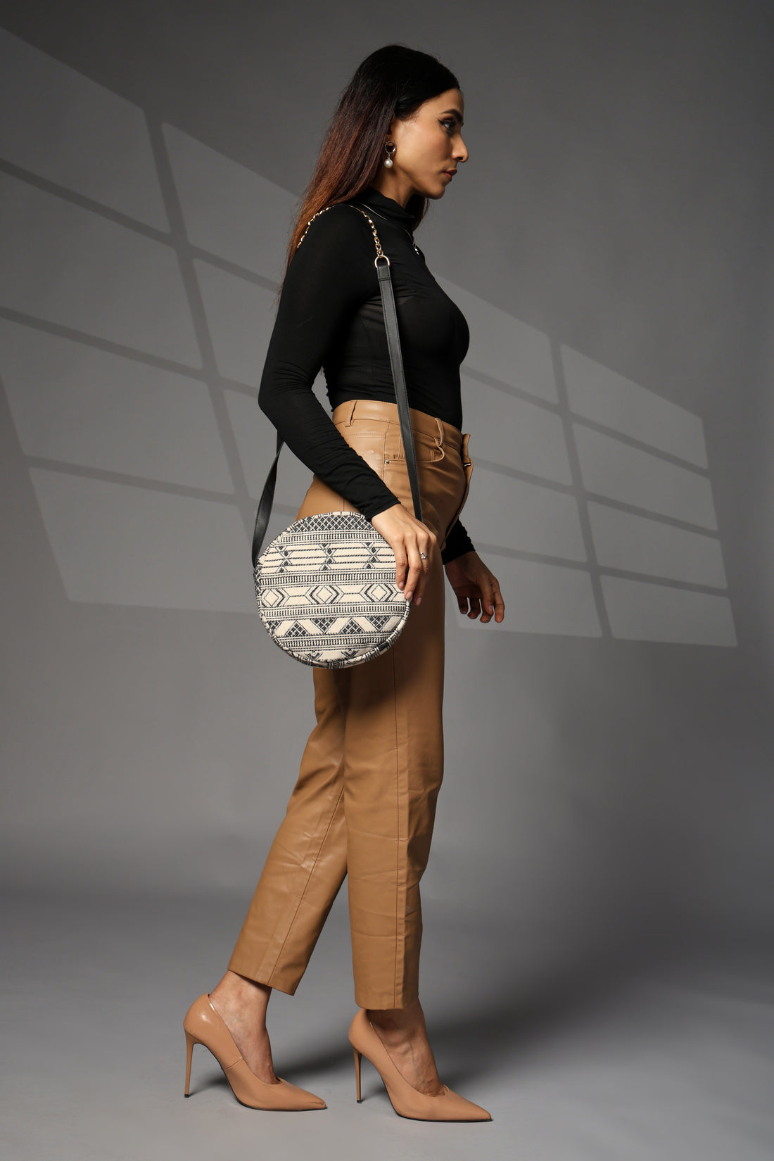 White Sling Bag Women's Premium Cotton
