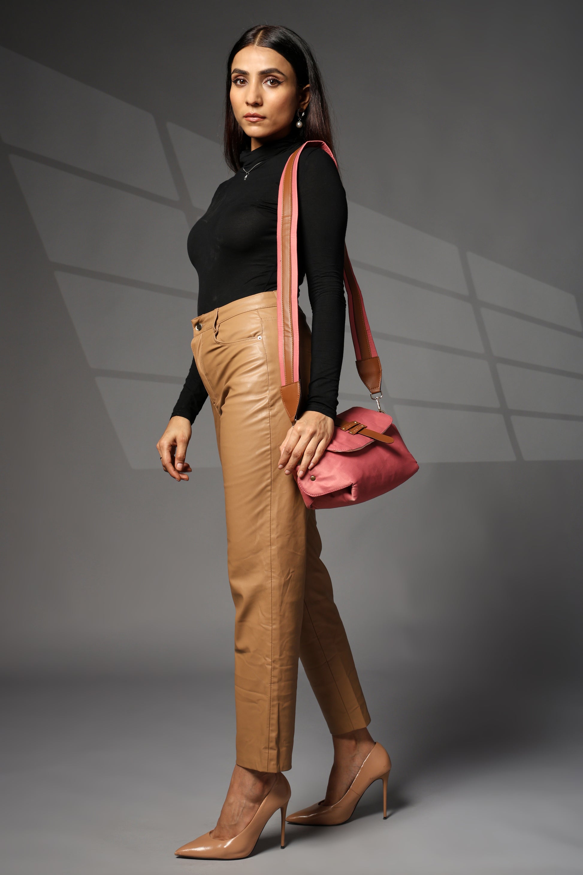 Pink Sling Bag Women's Premium Cotton