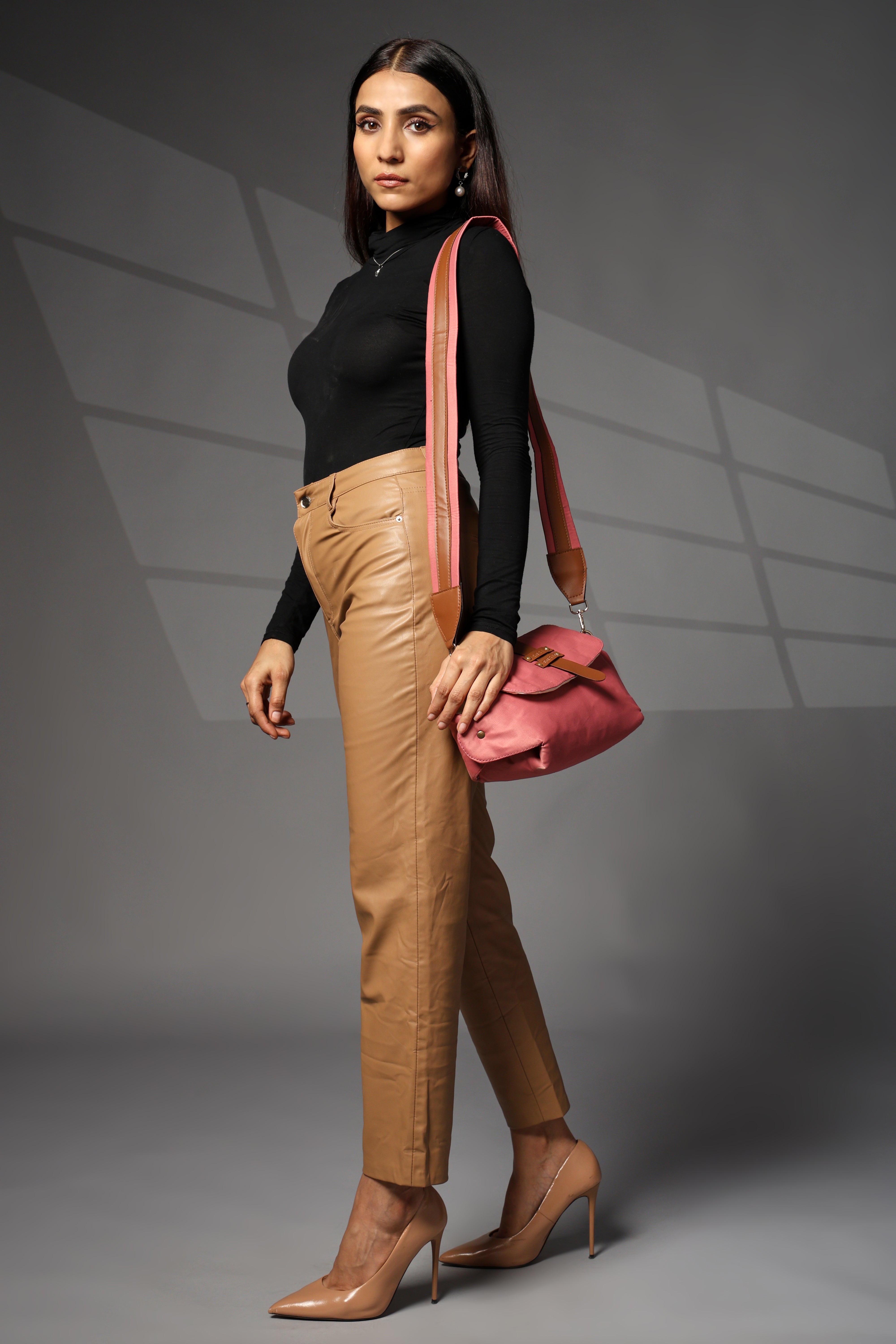 Pink Sling Bag Women's Premium Cotton