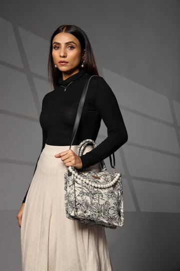 Grey Sling Bag Women's Premium Cotton