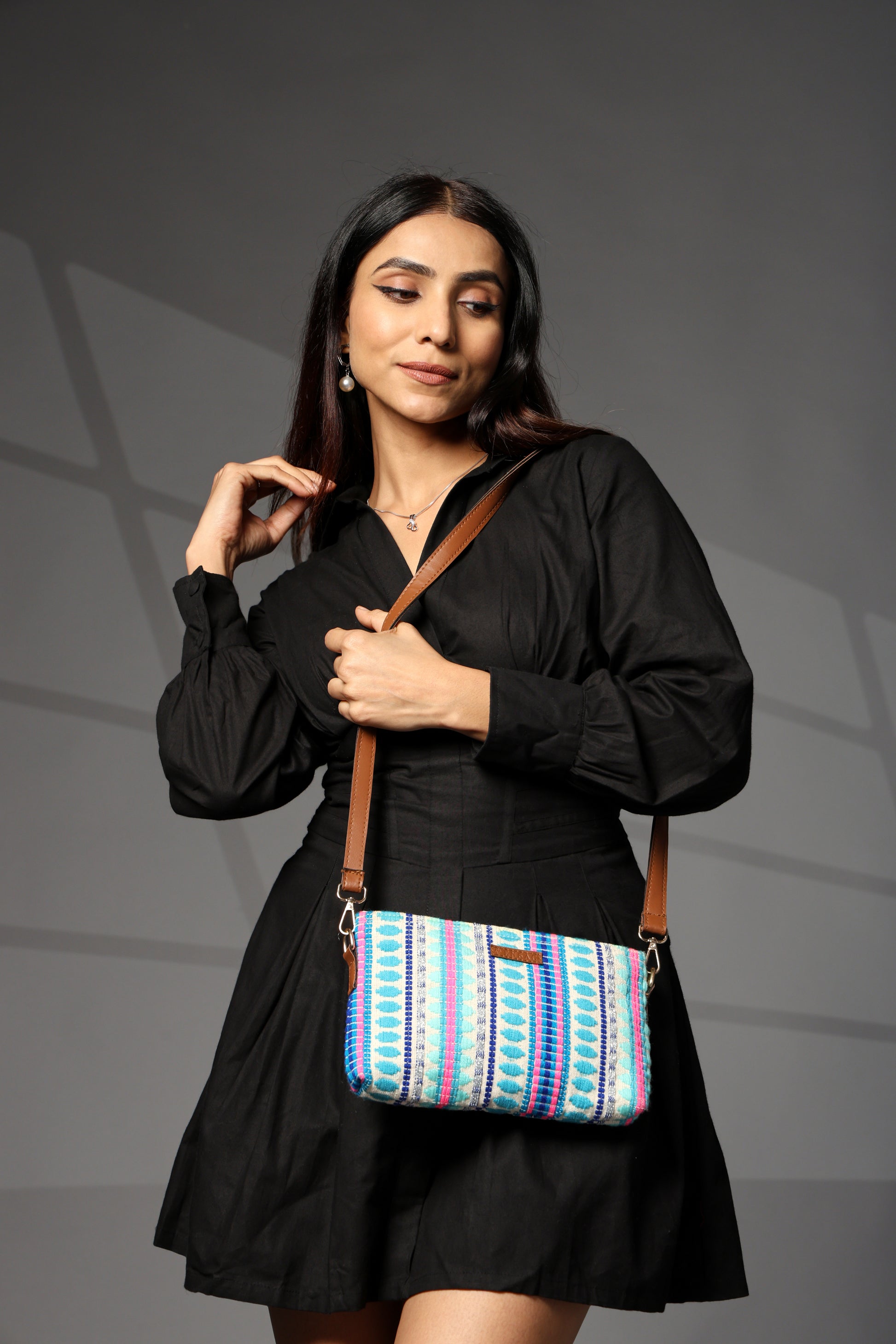 Multicolor Sling Bag Women's Premium Cotton