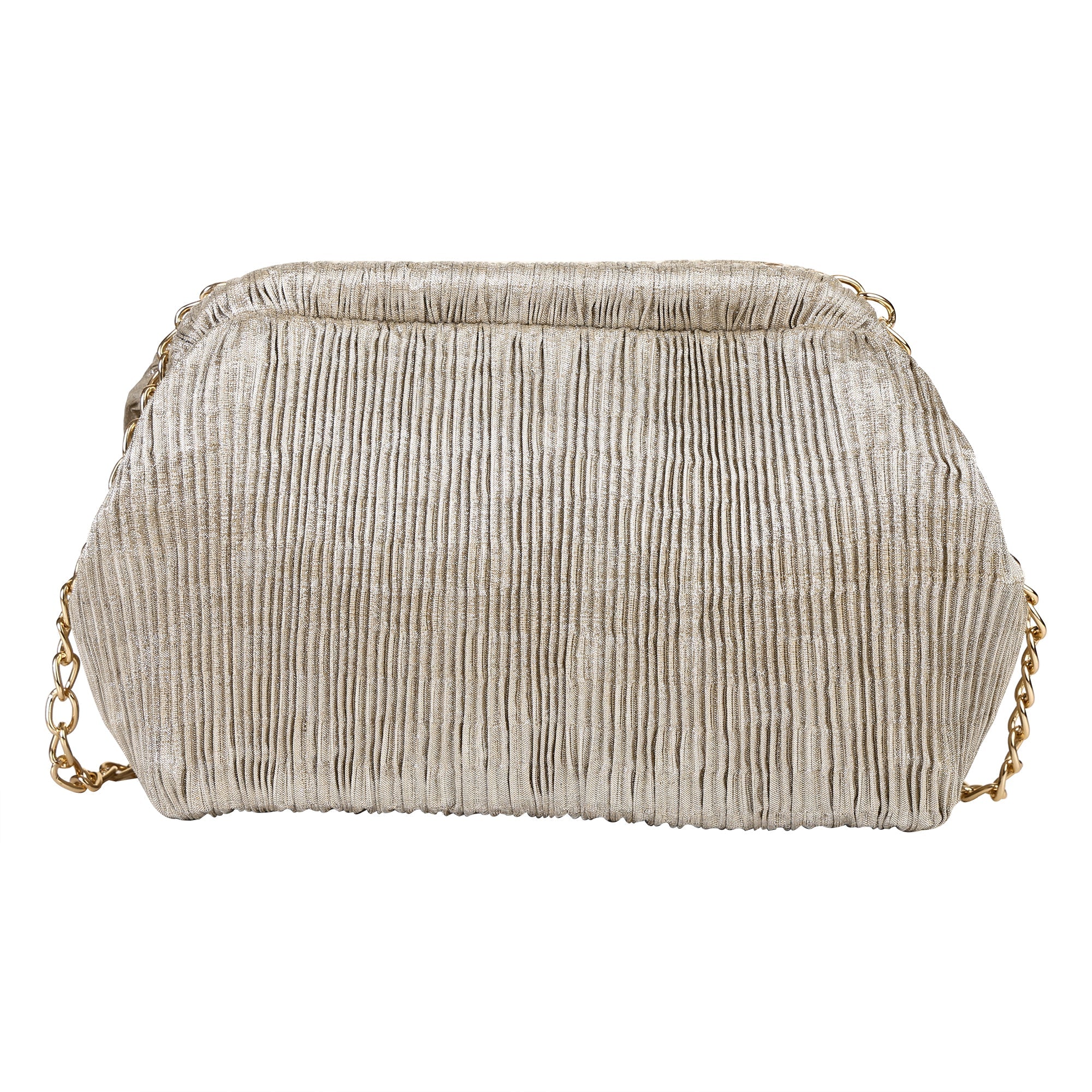 Elegant Textured Chain Clutch Bag for Women – Party & Evening Sling Purse ensacworld
