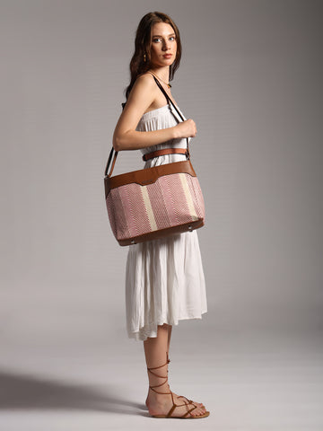 Elegent & Stylish wide Tote bag for women & Girls Waterproof Shoulder Bag