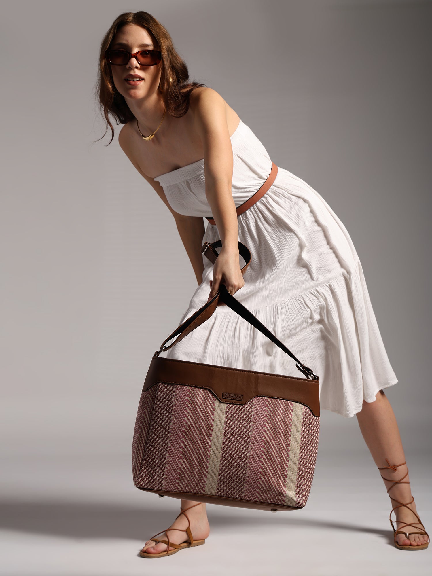 Elegent & Stylish wide Tote bag for women & Girls Waterproof Shoulder Bag