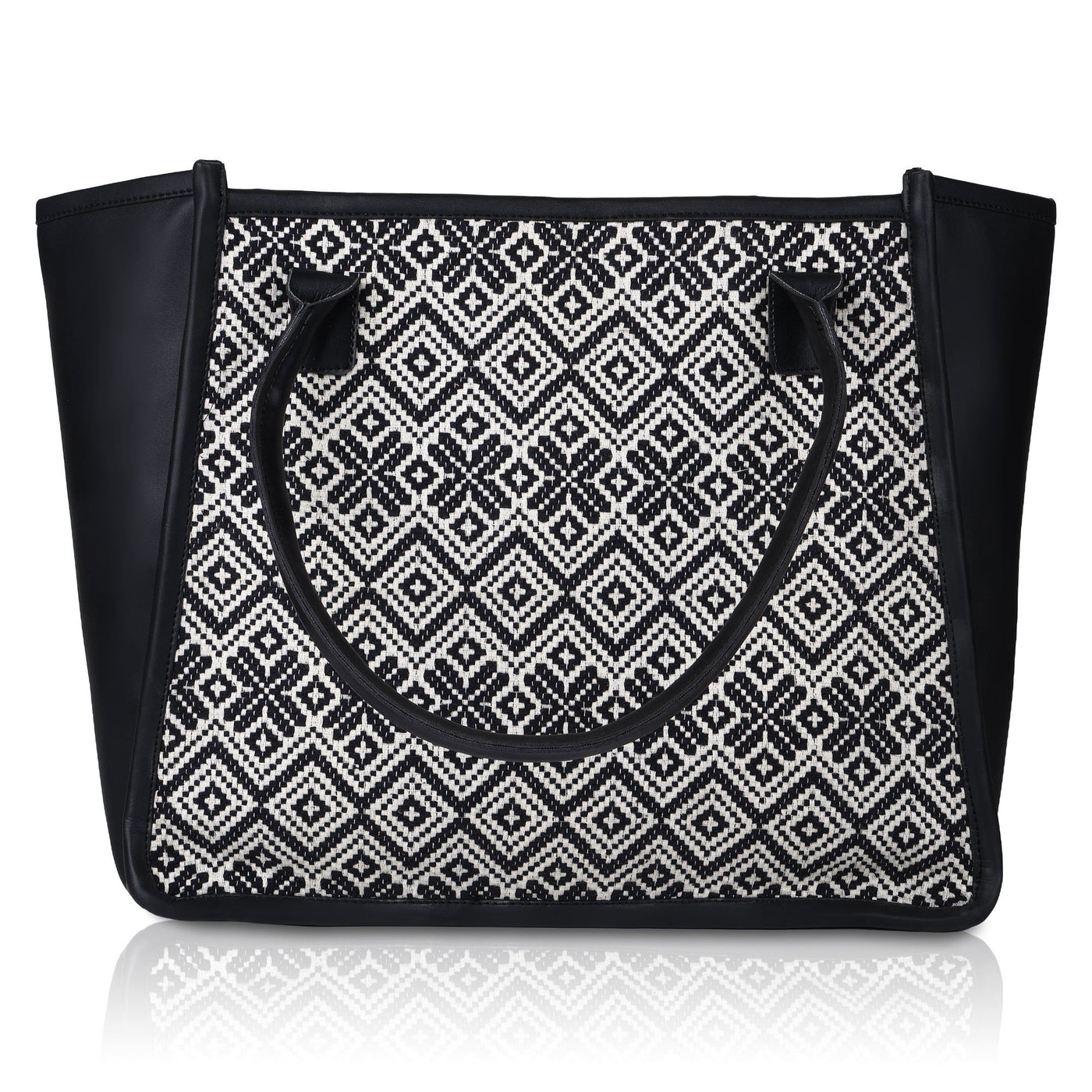 Women's Printed Tote Bag | Large Shoulder Handbag for Work, Travel & Everyday Use ensacworld