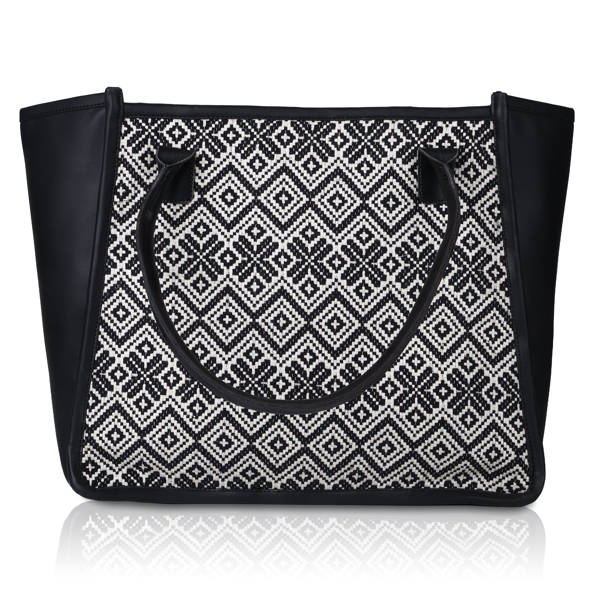 Women's Printed Tote Bag | Large Shoulder Handbag for Work, Travel & Everyday Use ensacworld