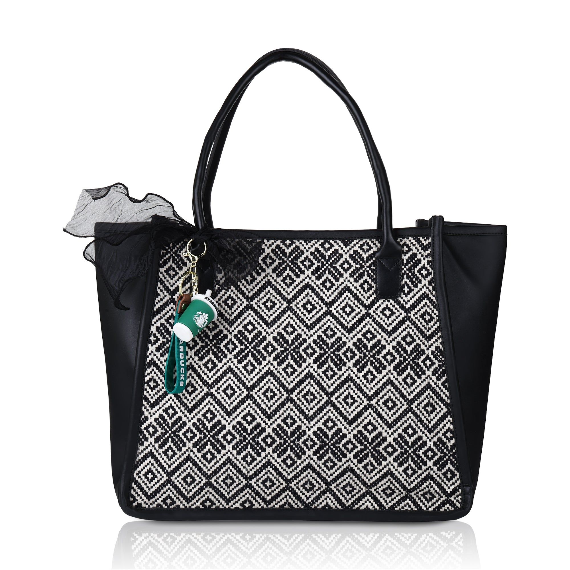 Women's Printed Tote Bag | Large Shoulder Handbag for Work, Travel & Everyday Use ensacworld