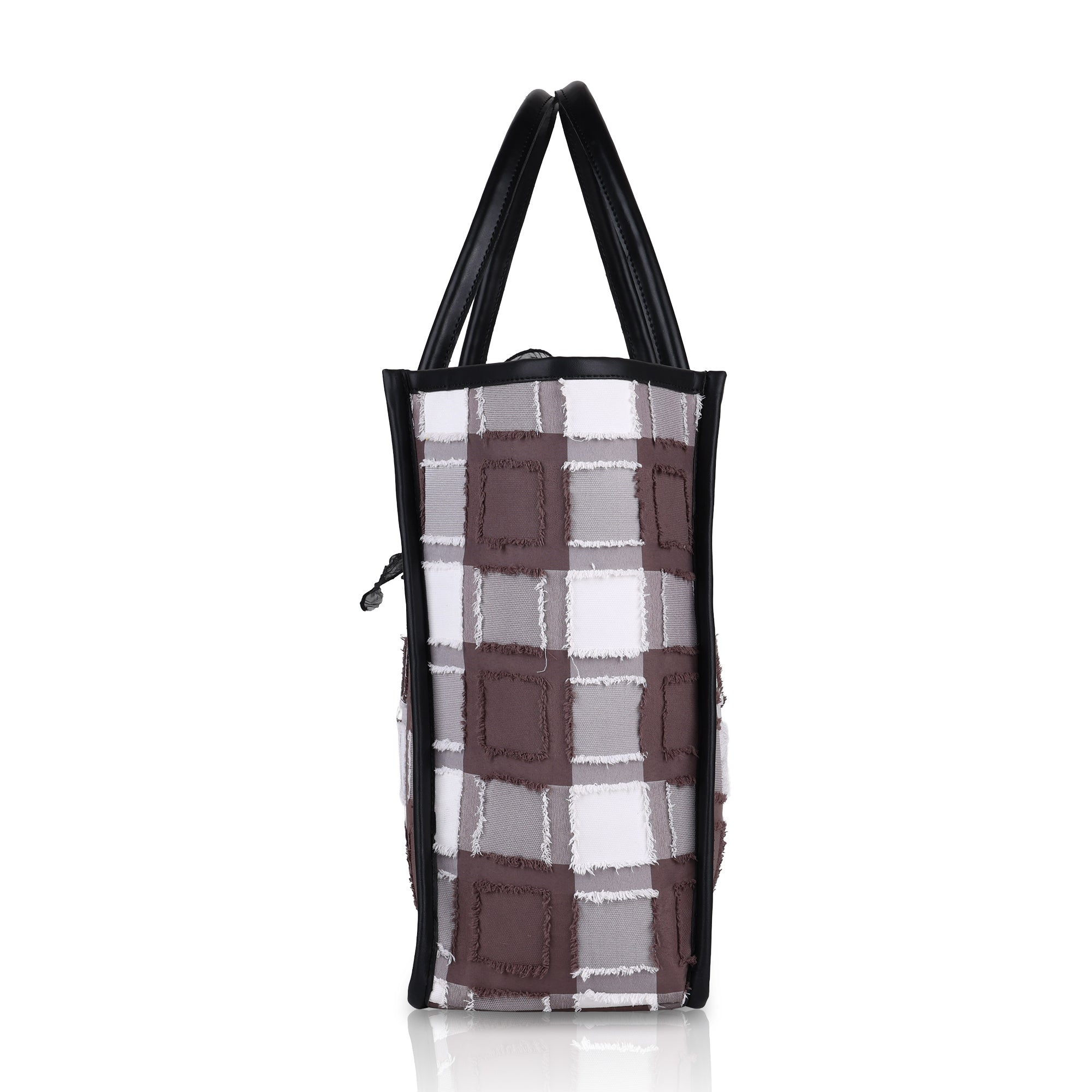 Women's Striped Tote Bag | Large Everyday Shoulder Handbag for Work, Travel & Shopping ensacworld