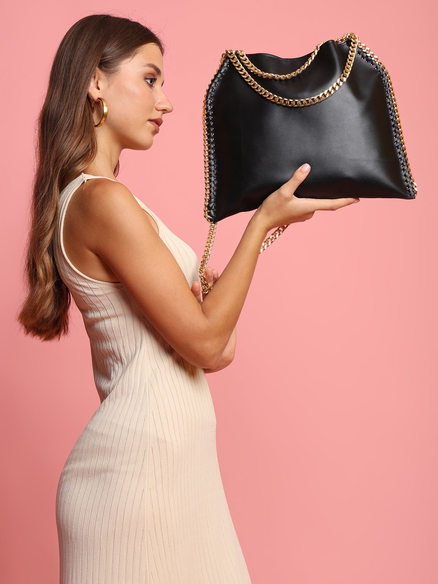 ENSAC Women Black Sling Bag
