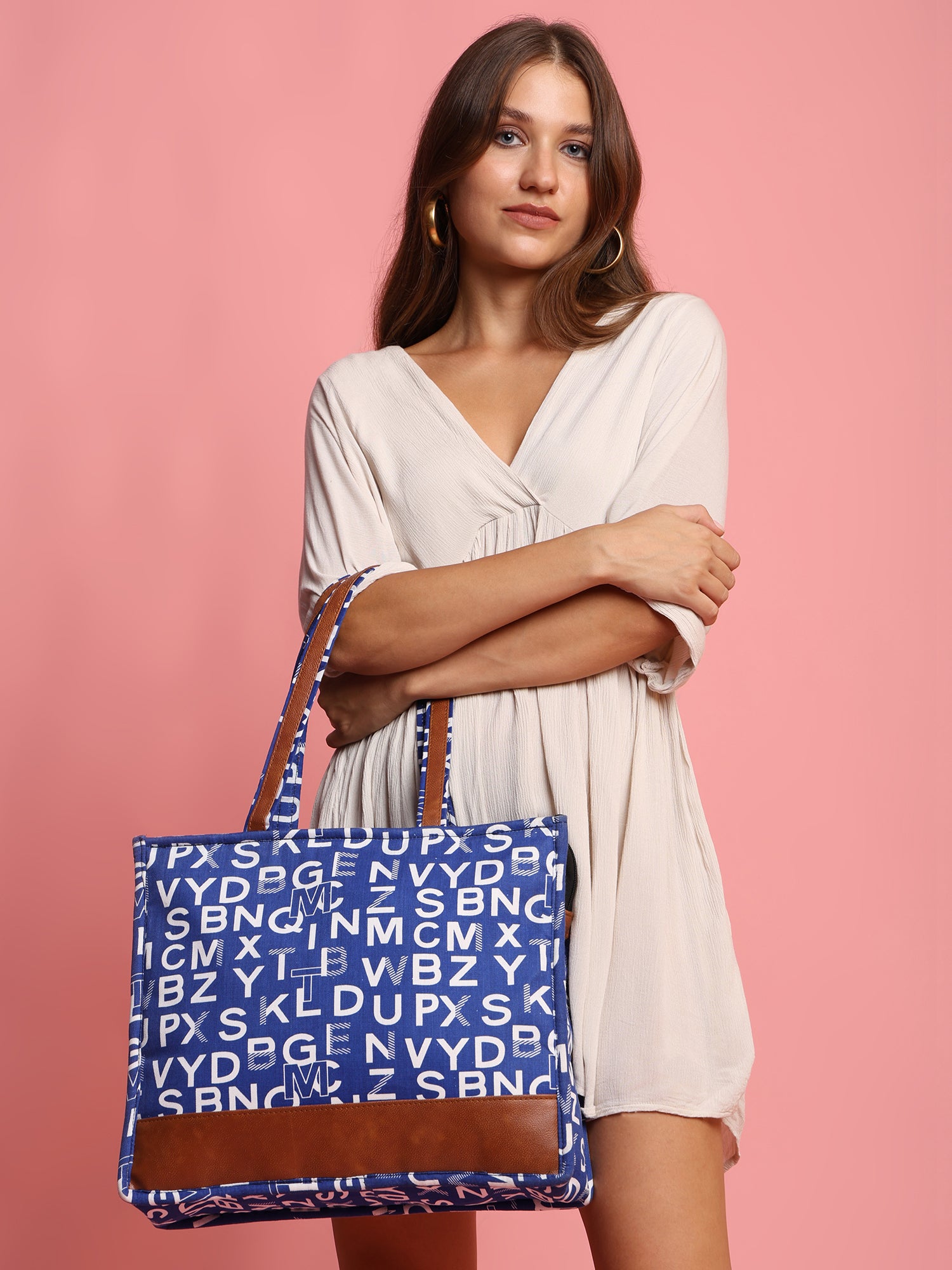 ENSAC Women Blue Tote