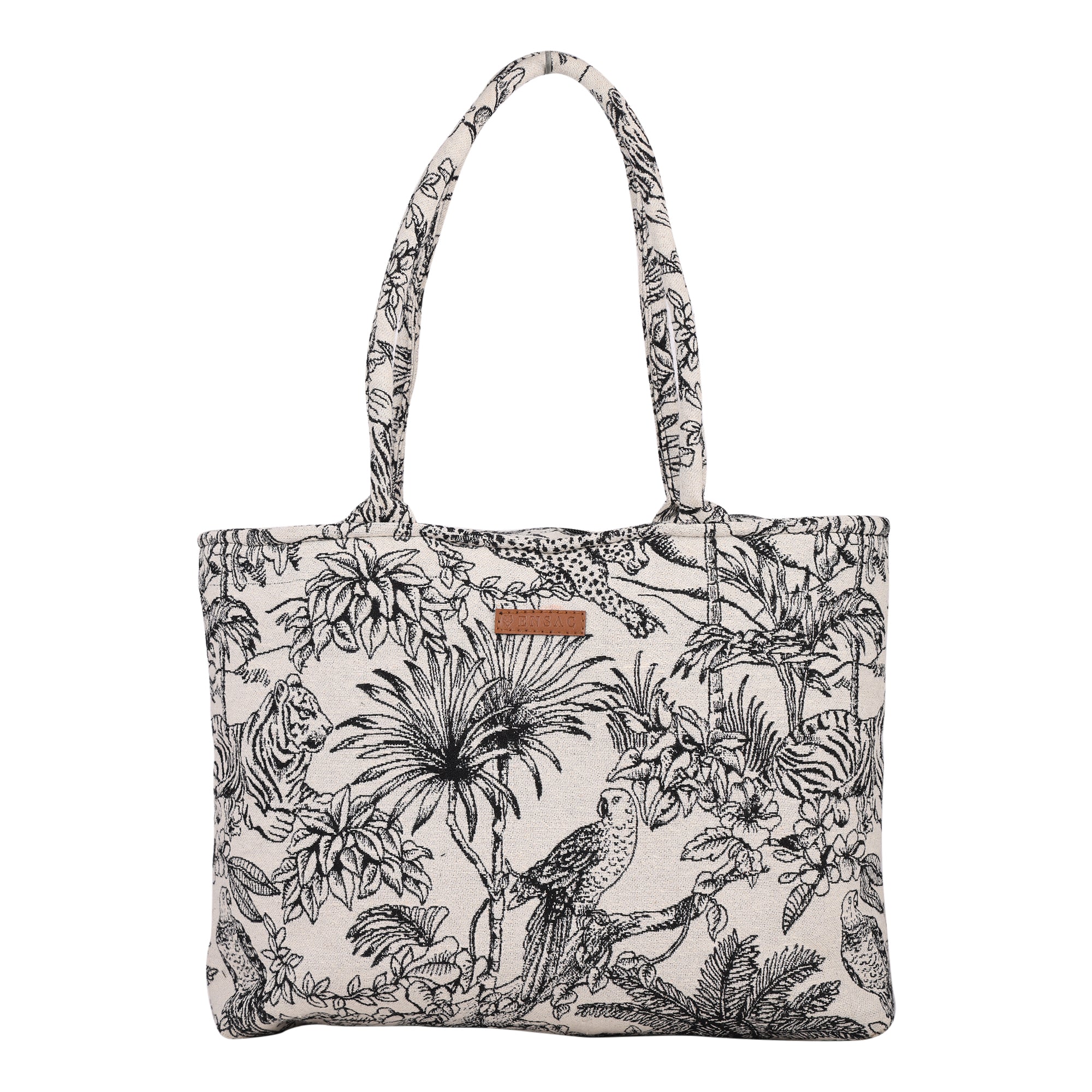 Ensac Women’s Casual Tote | Eye-Catching Stripes Design, & Made for Everyday Use TOTE-FOREST-SMALL