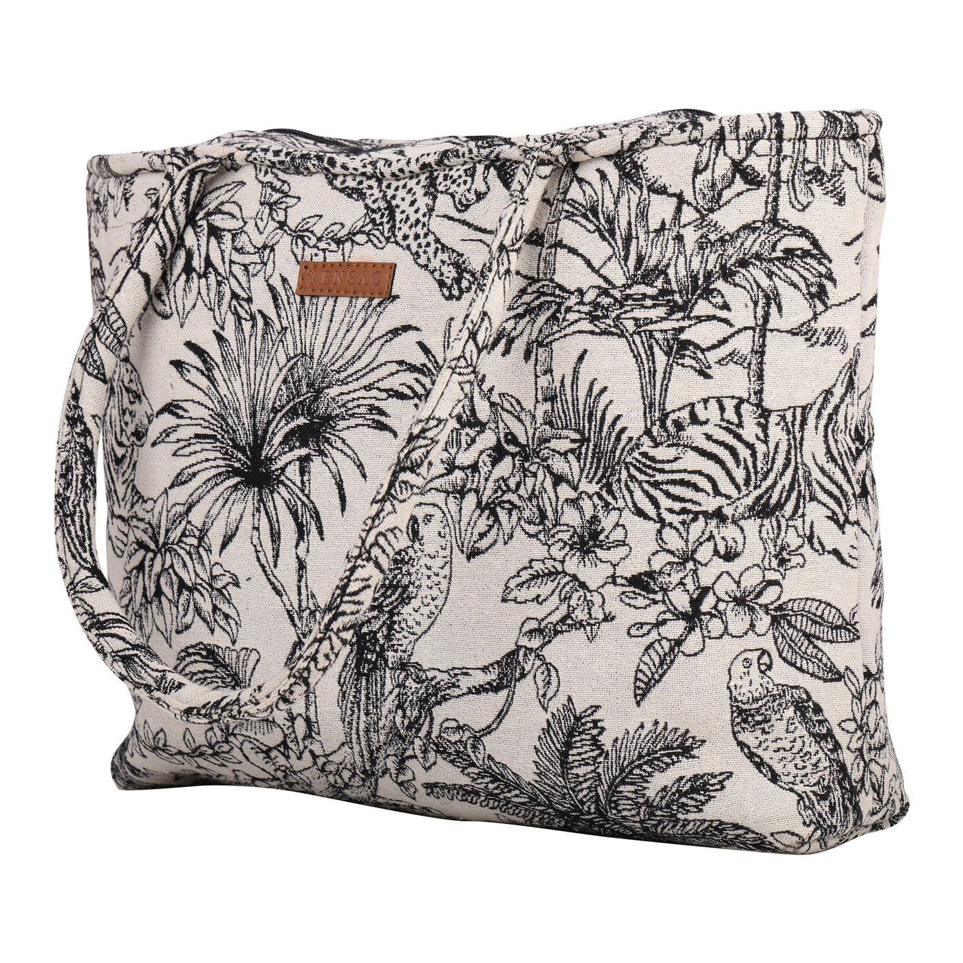 Ensac Women’s Casual Tote | Eye-Catching Stripes Design, & Made for Everyday Use TOTE-FOREST-SMALL