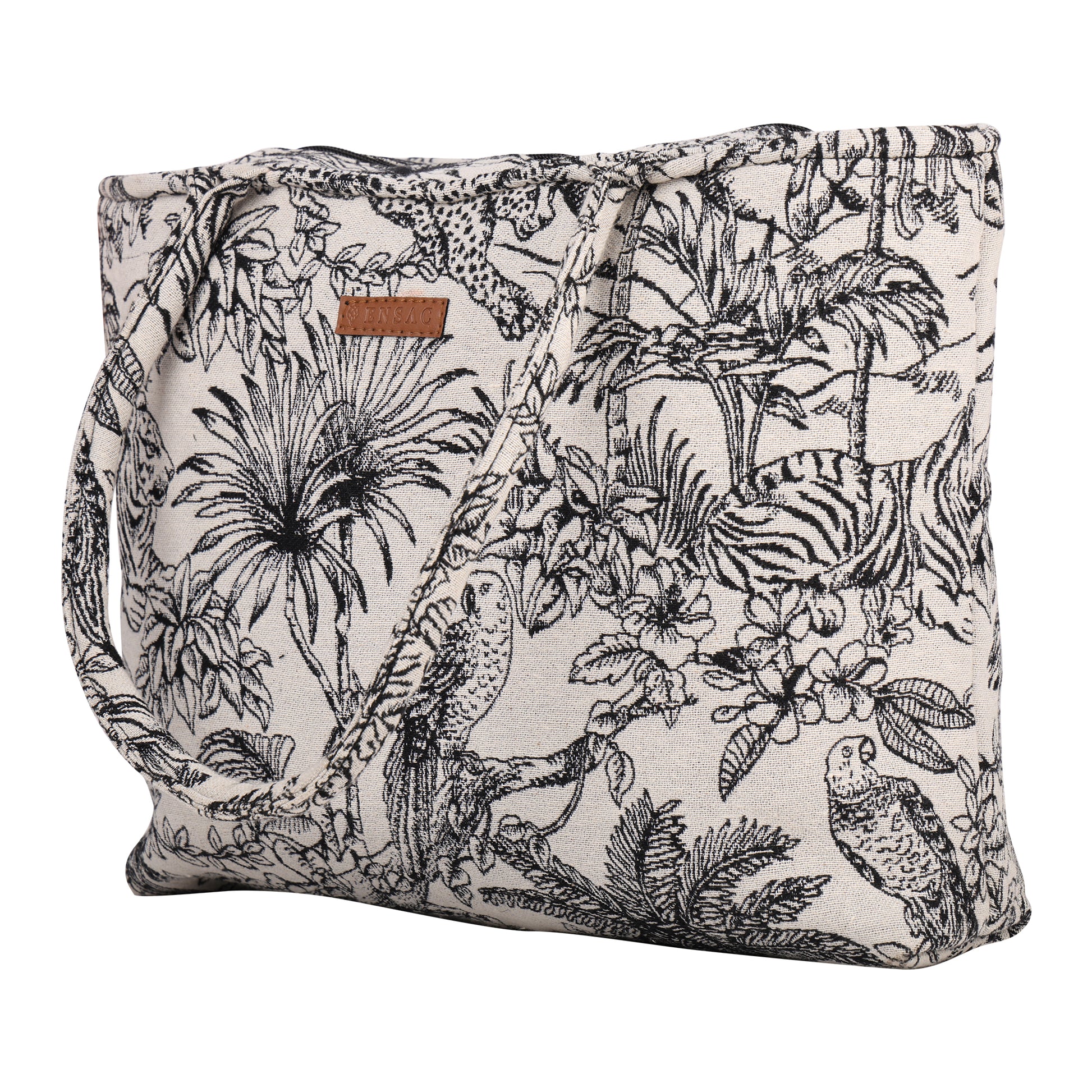 Ensac Women’s Casual Tote | Eye-Catching Stripes Design, & Made for Everyday Use TOTE-FOREST-SMALL