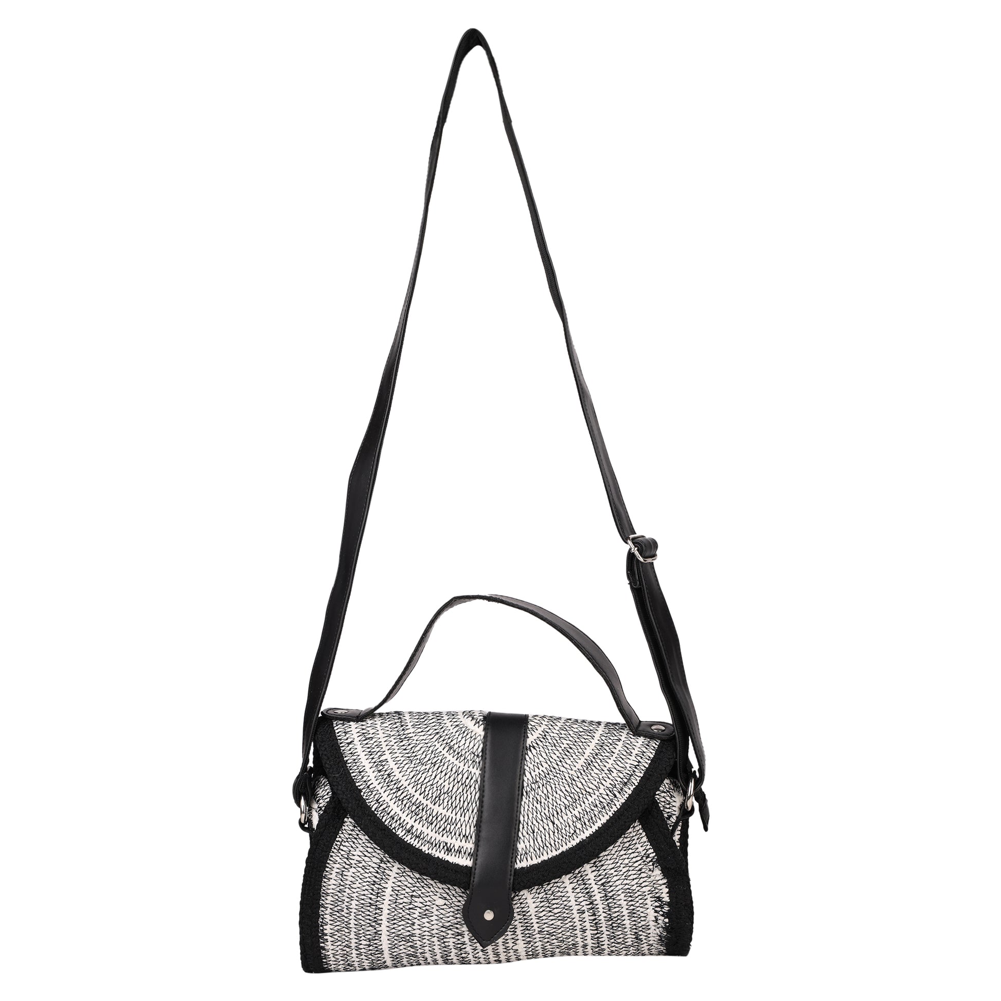 ENSAC Women Black Sling Bag