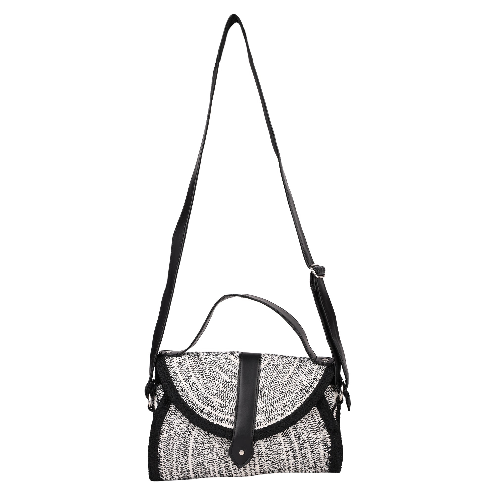 ENSAC Women Black Sling Bag
