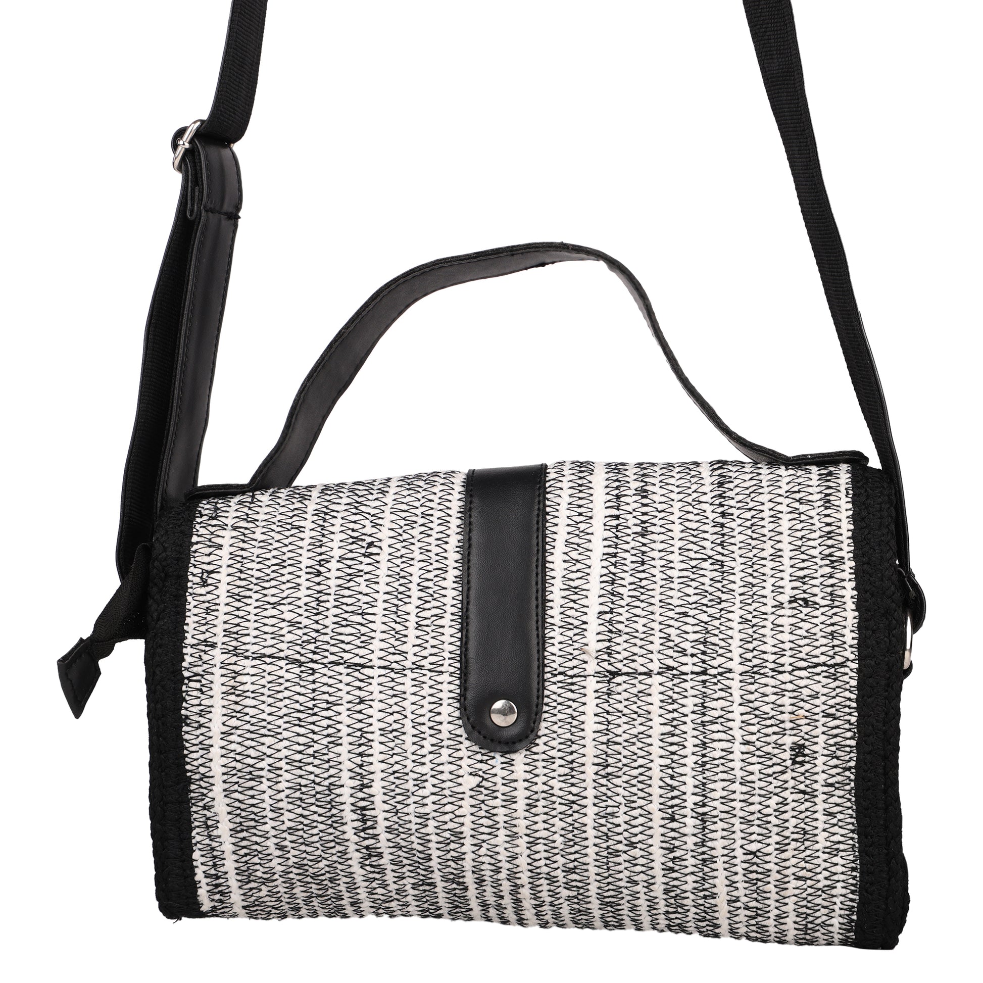 ENSAC Women Black Sling Bag