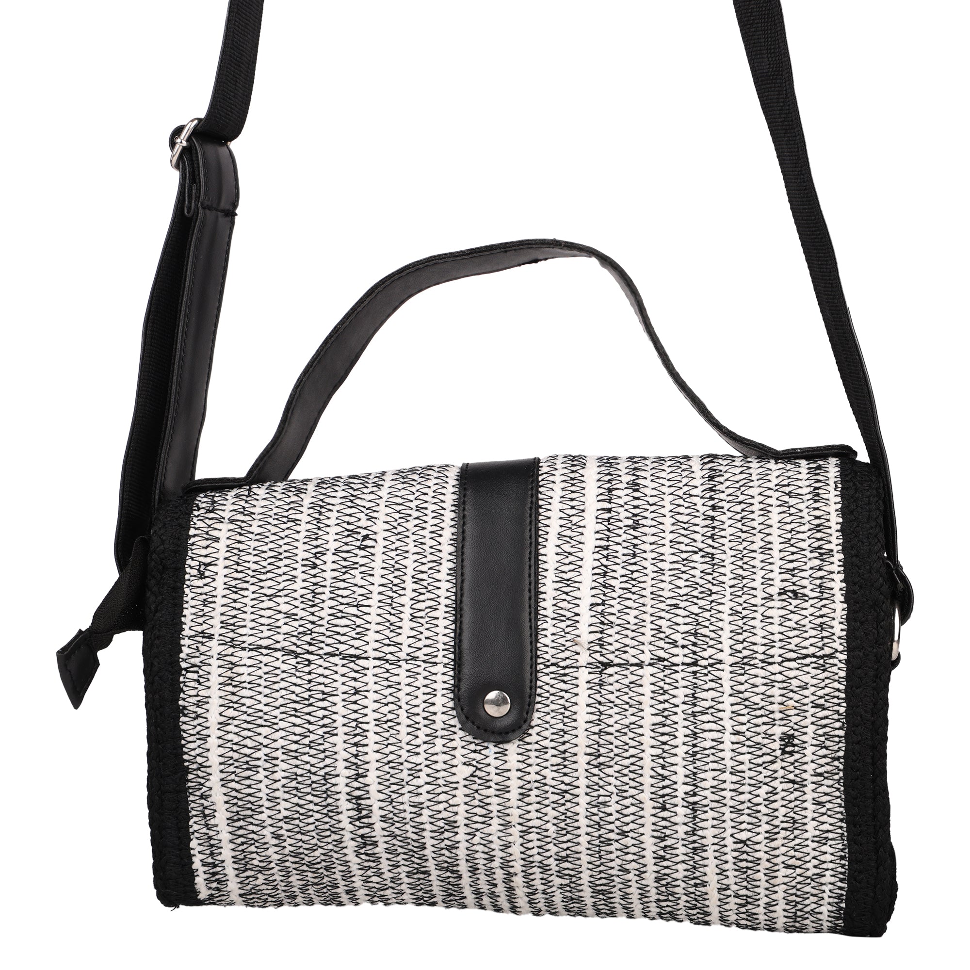 ENSAC Women Black Sling Bag