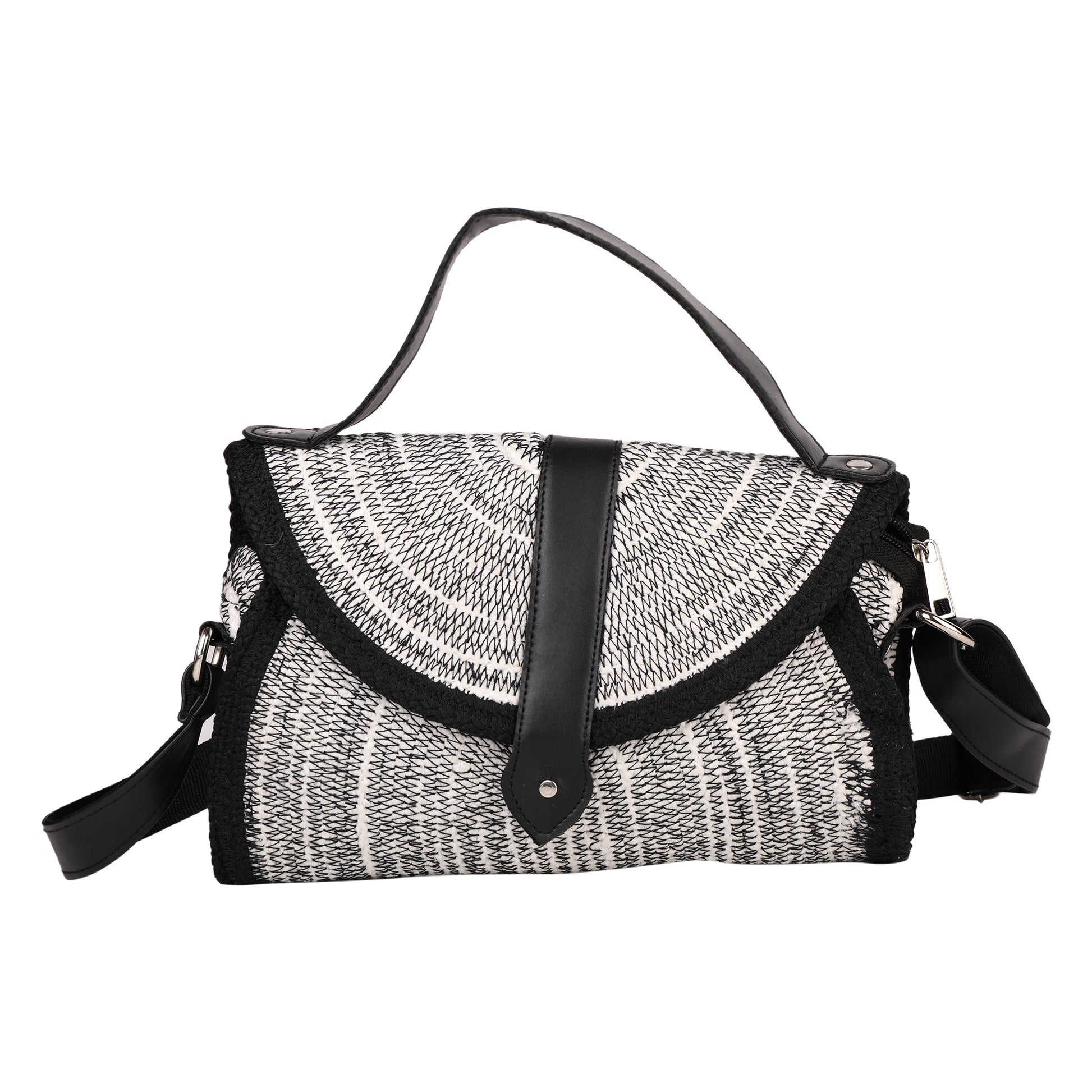 ENSAC Women Black Sling Bag