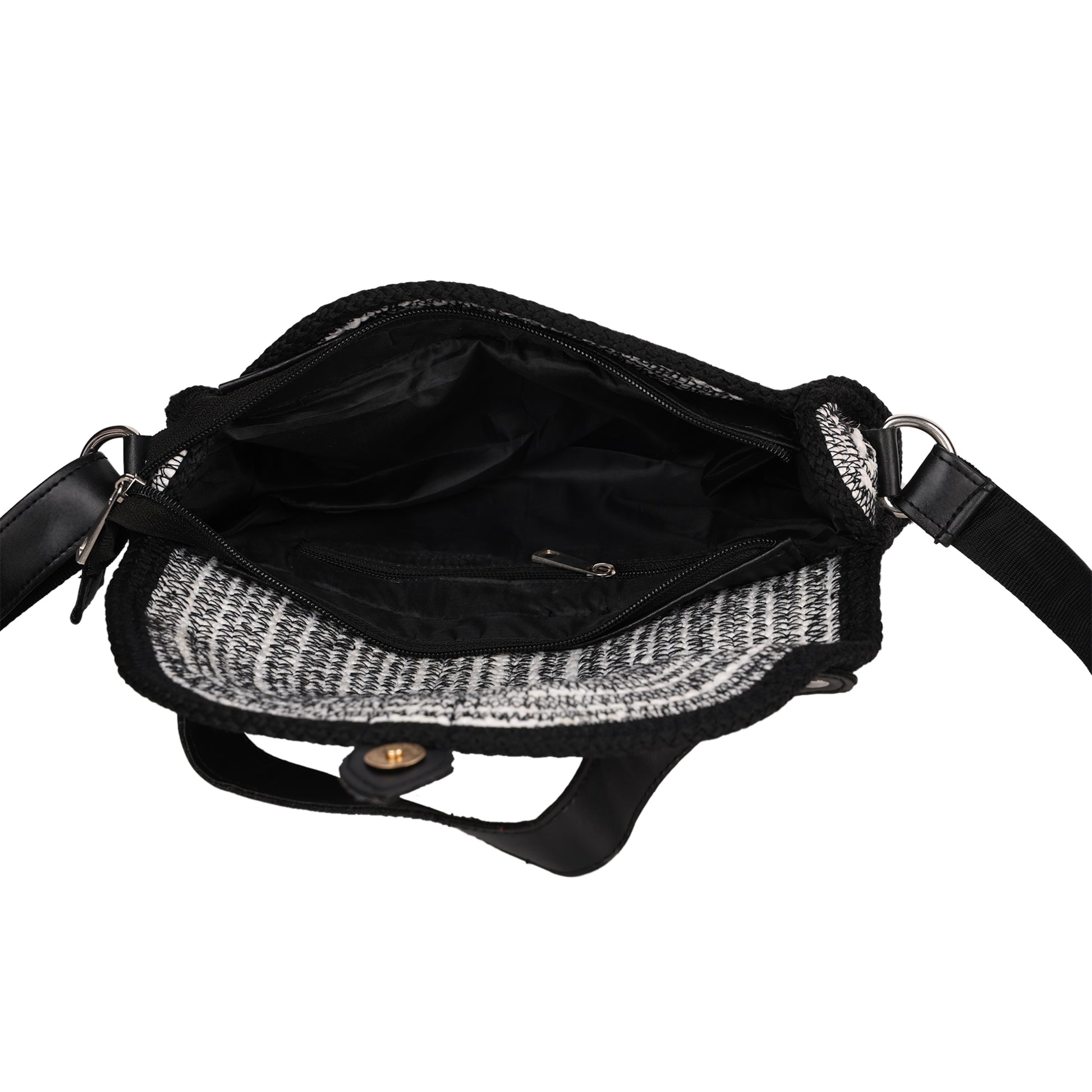 ENSAC Women Black Sling Bag