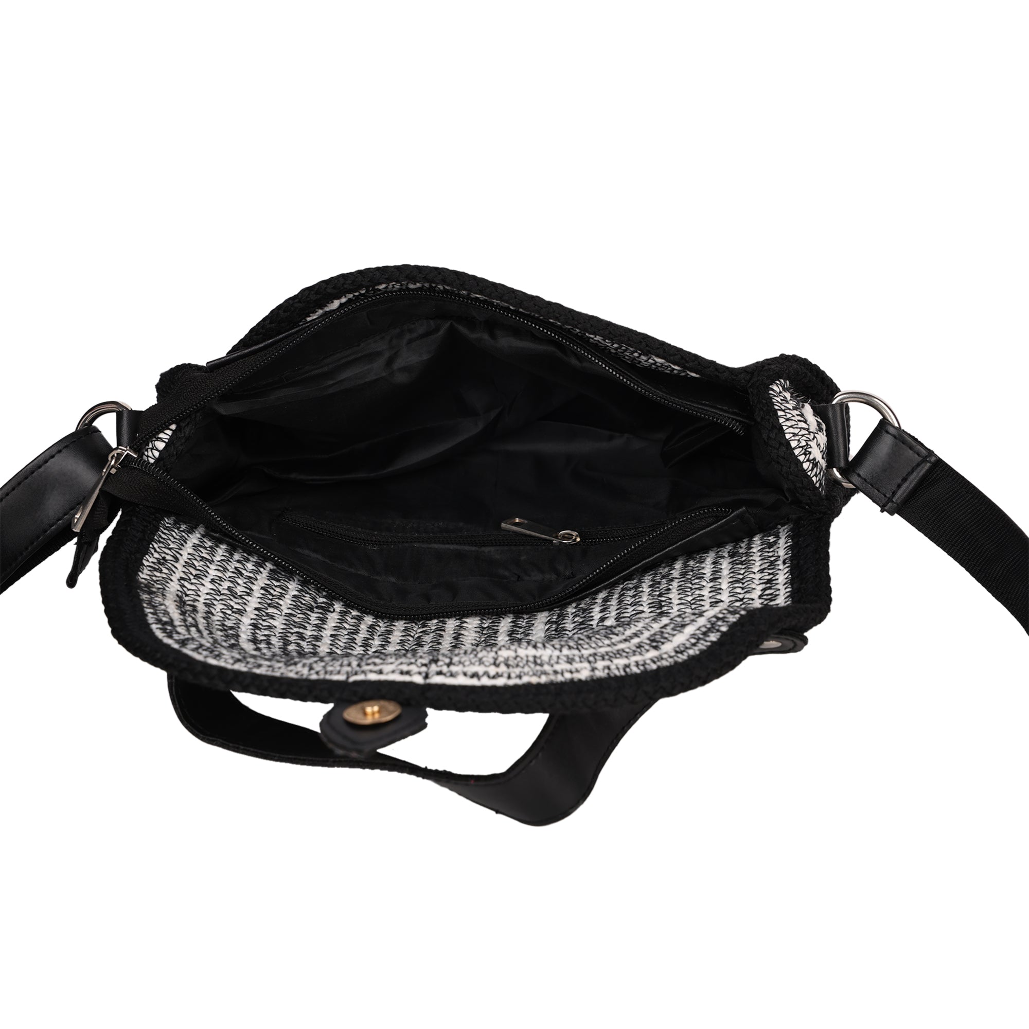 ENSAC Women Black Sling Bag