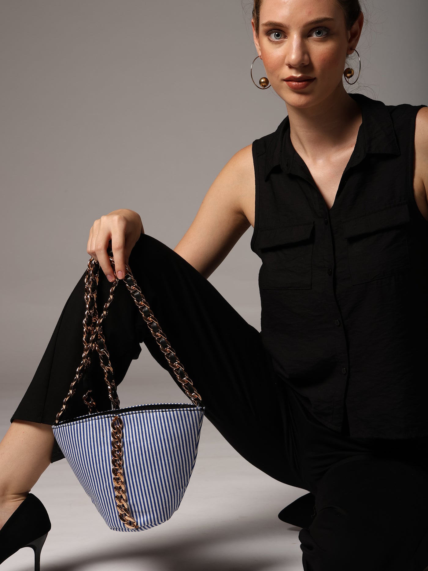 Blue Sling Bag Premium Rexine Sling bag for women & Girls