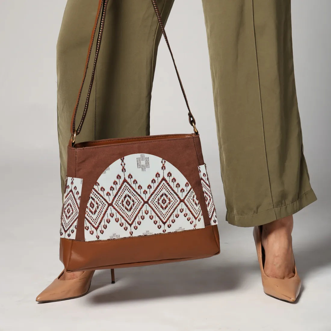 Red Sling Bag Women's Premium Cotton