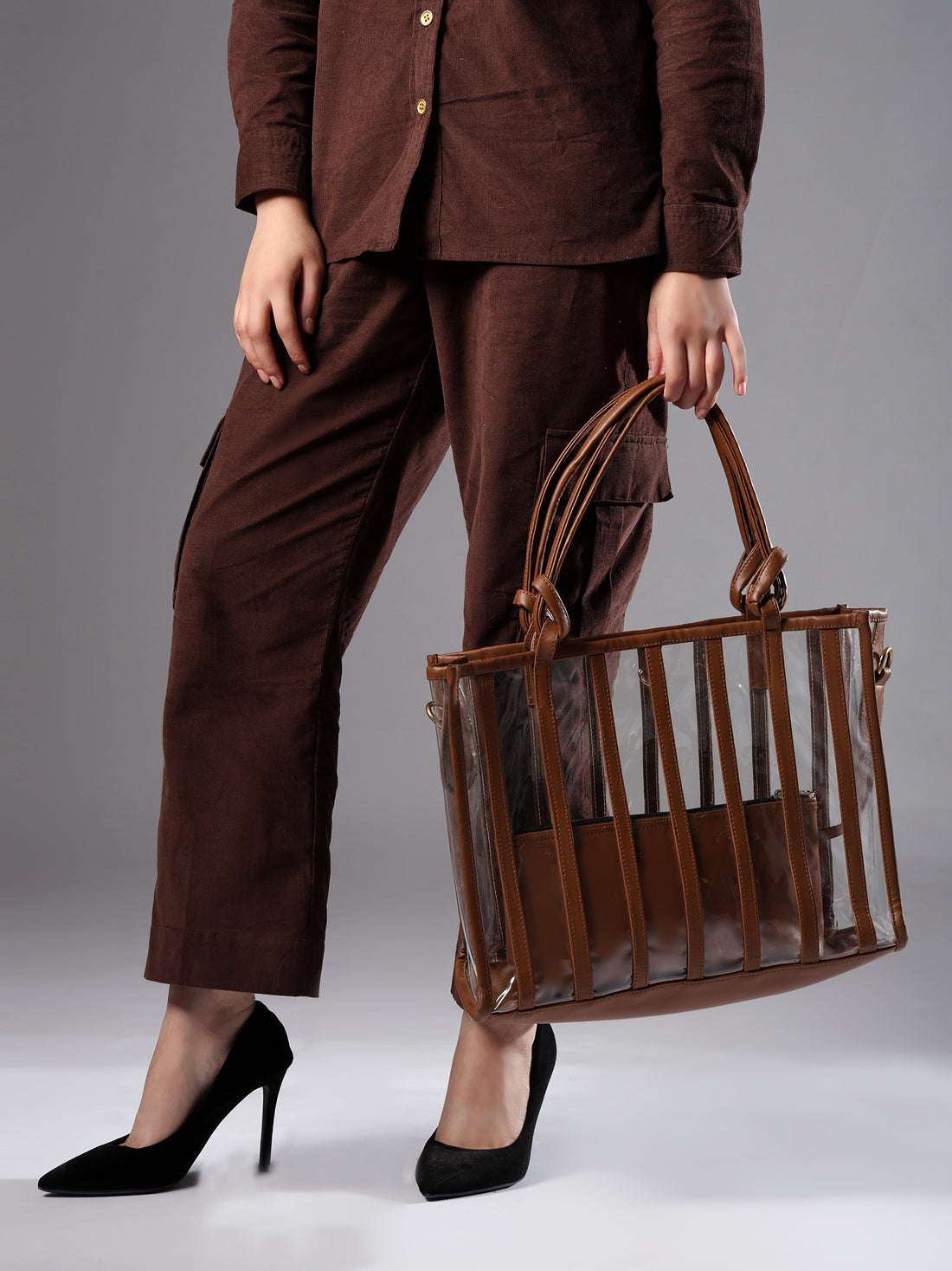 ENSAC Women Brown Handbag