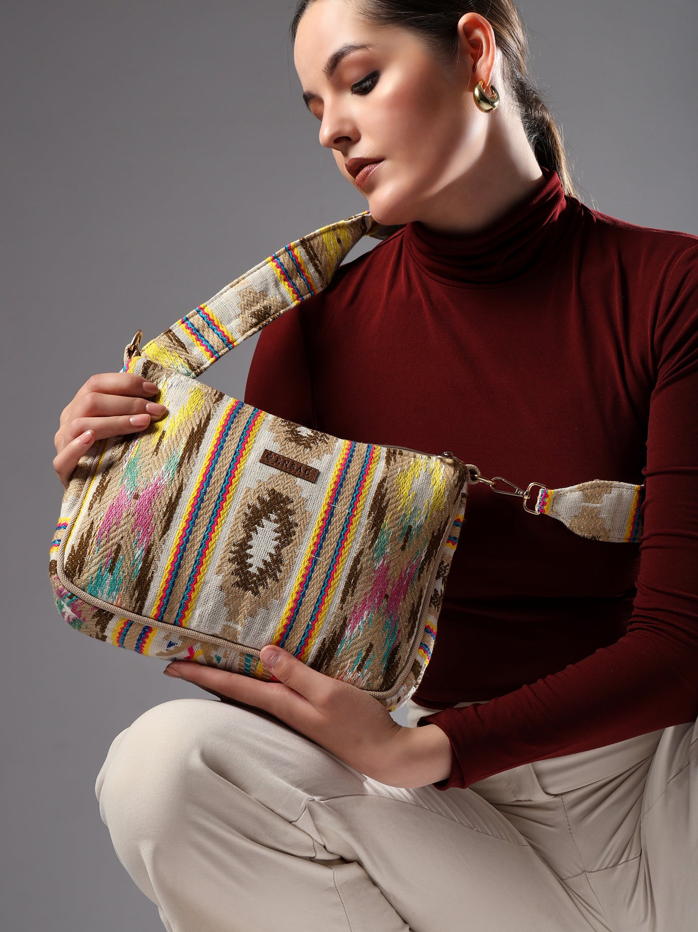 Yellow Sling Bag Women's Premium Cotton