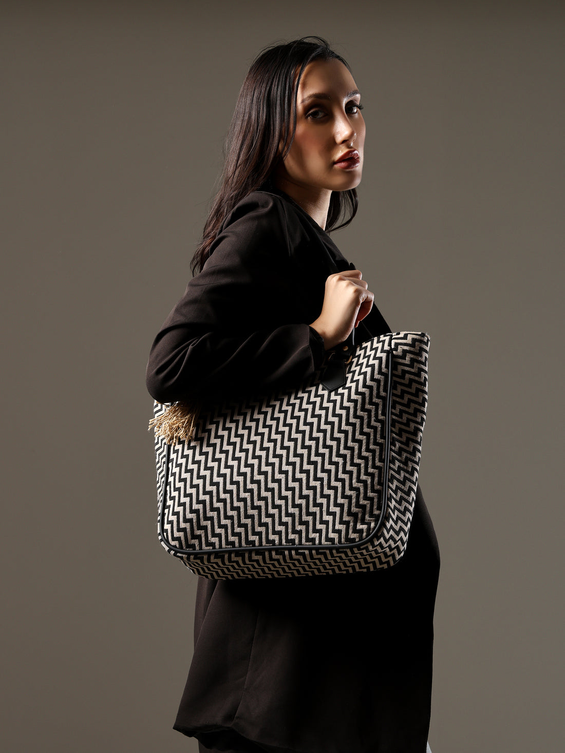 Boho Tote Bag for Women & Girls | Canvas Shoulder Handbag, Stylish for Daily Use