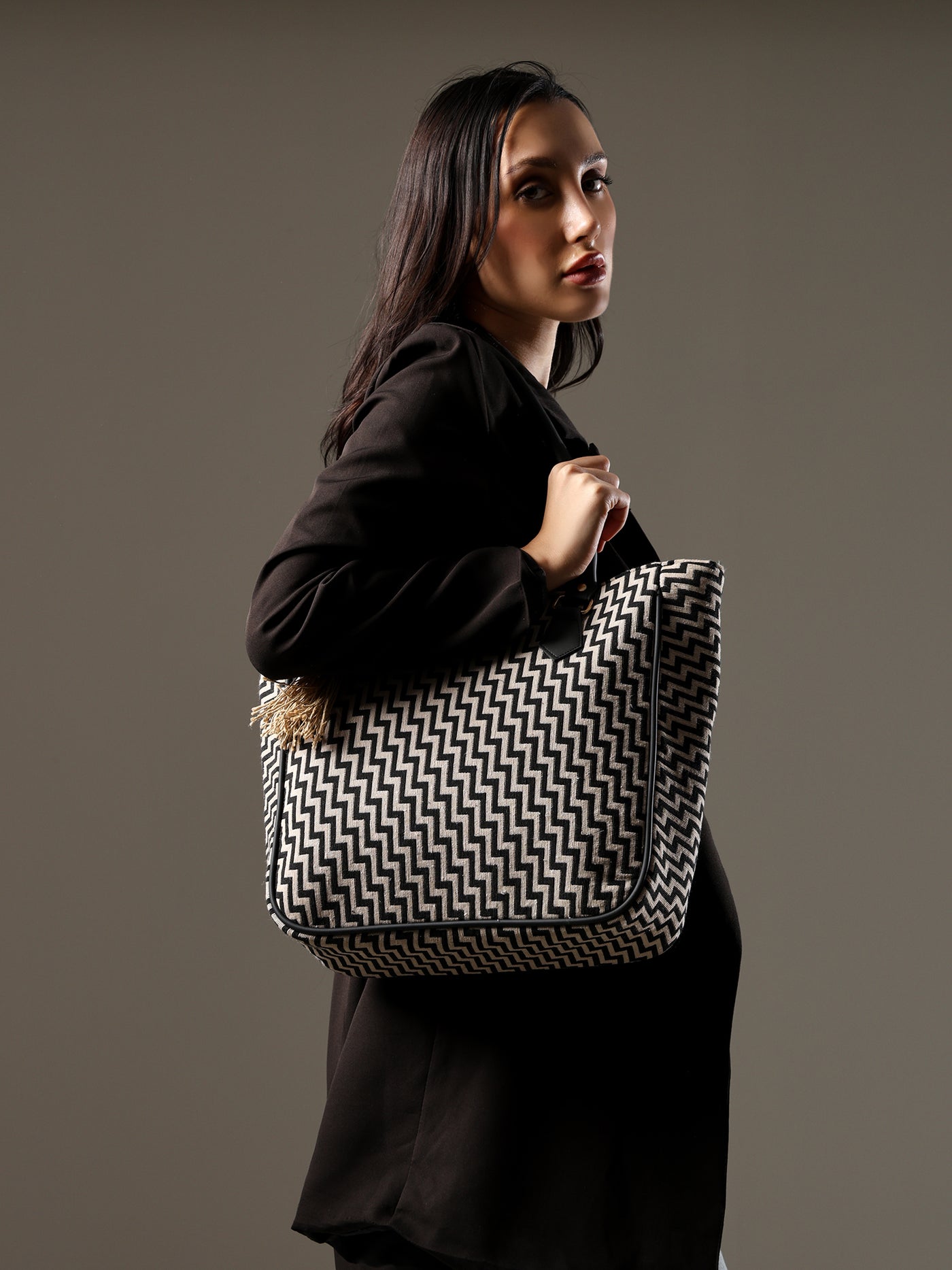 Boho Tote Bag for Women & Girls | Canvas Shoulder Handbag, Stylish for Daily Use
