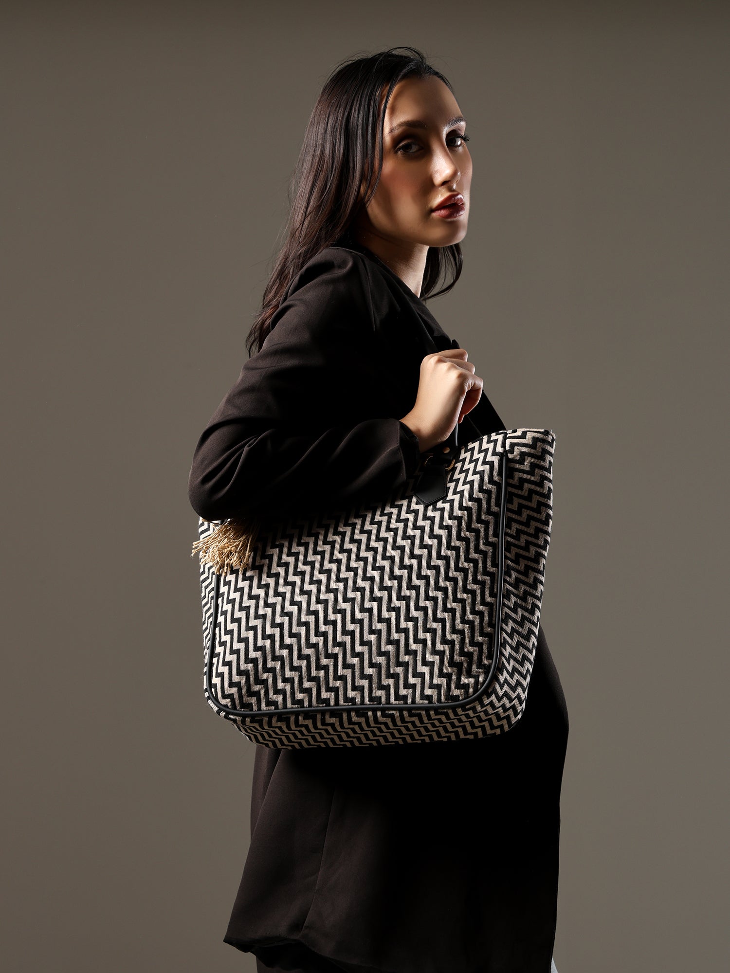 Boho Tote Bag for Women & Girls | Canvas Shoulder Handbag, Stylish for Daily Use