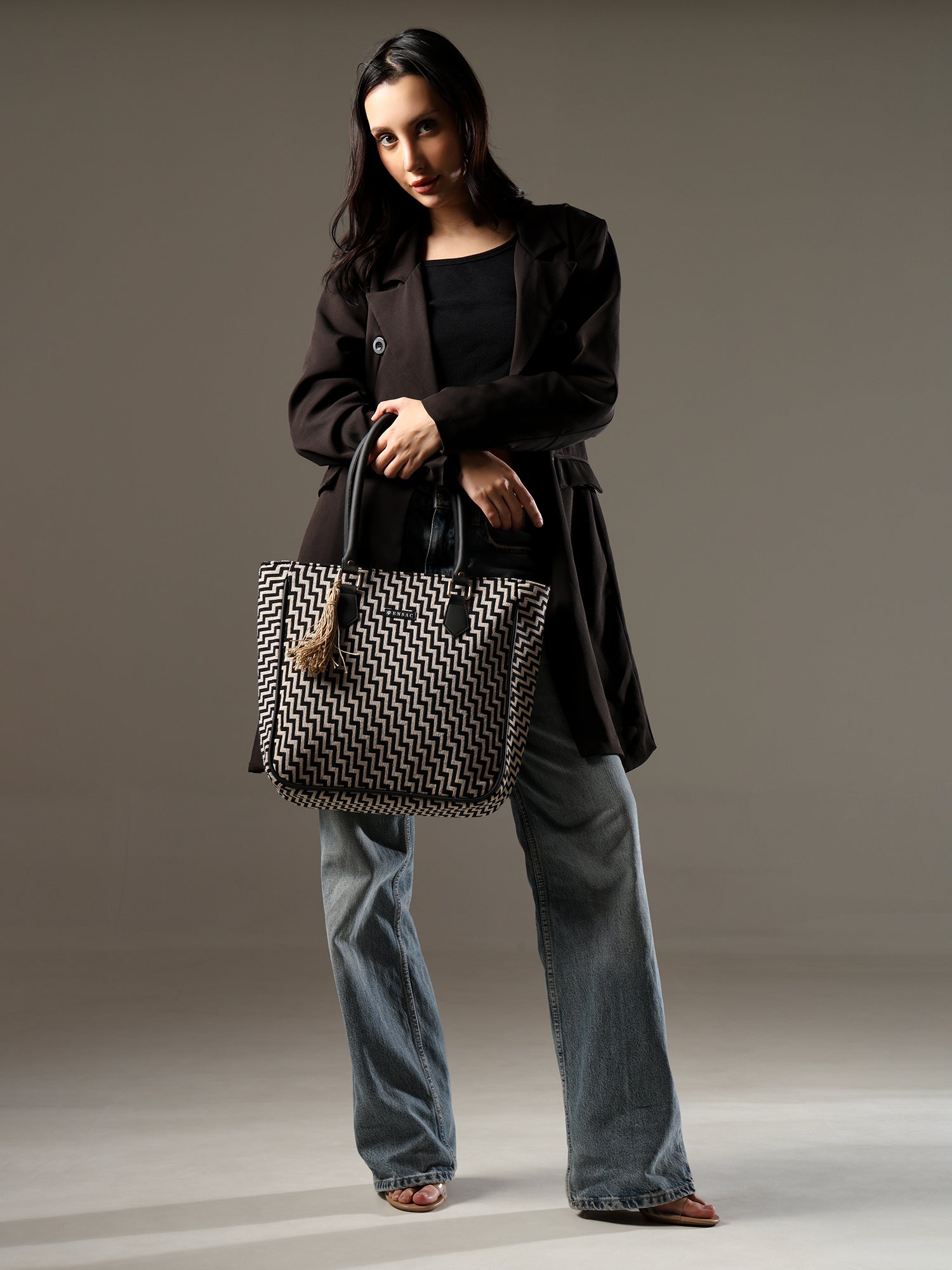 Boho Tote Bag for Women & Girls | Canvas Shoulder Handbag, Stylish for Daily Use