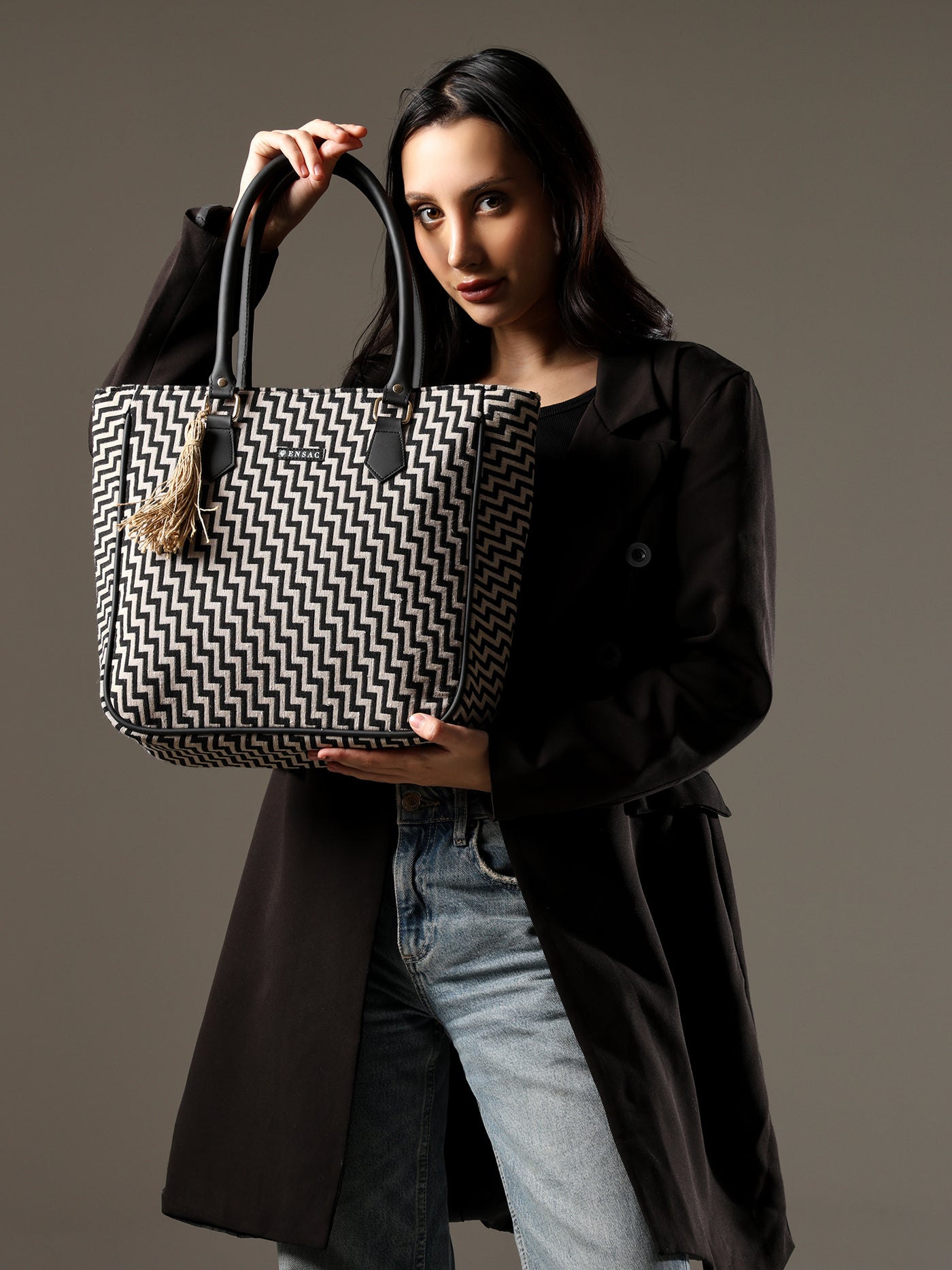 Boho Tote Bag for Women & Girls | Canvas Shoulder Handbag, Stylish for Daily Use