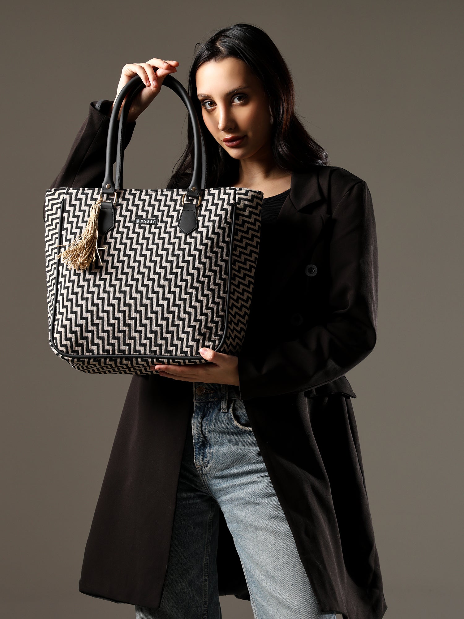 Boho Tote Bag for Women & Girls | Canvas Shoulder Handbag, Stylish for Daily Use