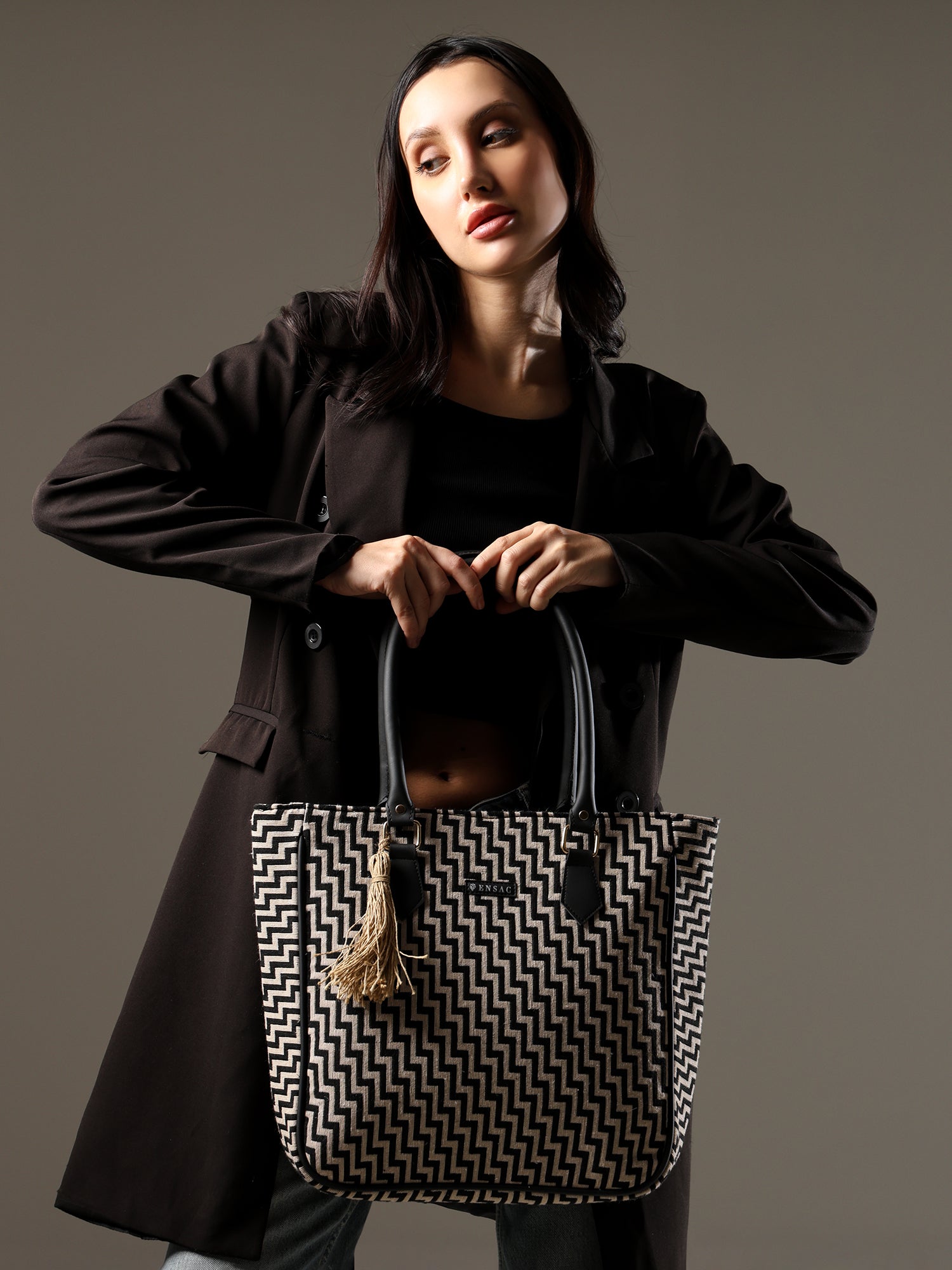 Boho Tote Bag for Women & Girls | Canvas Shoulder Handbag, Stylish for Daily Use