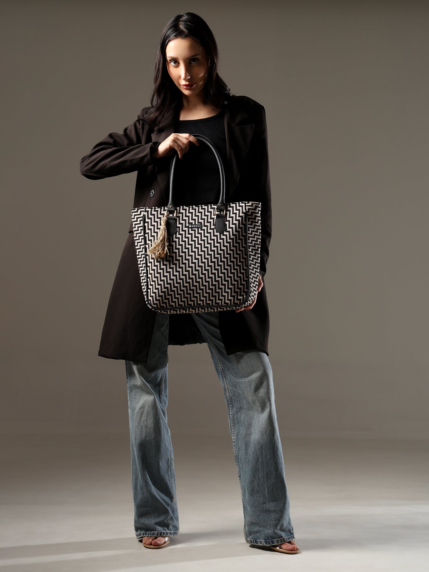 Boho Tote Bag for Women & Girls | Canvas Shoulder Handbag, Stylish for Daily Use