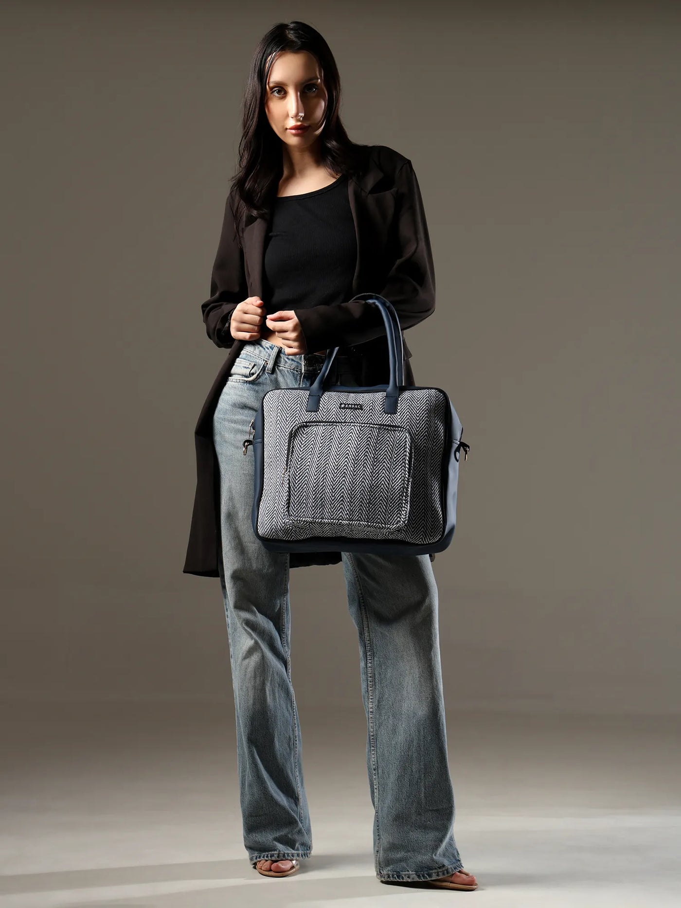 Ensac Laptop Sling Bag for Women & Girls | Premium Fabric, Office & Travel Bag