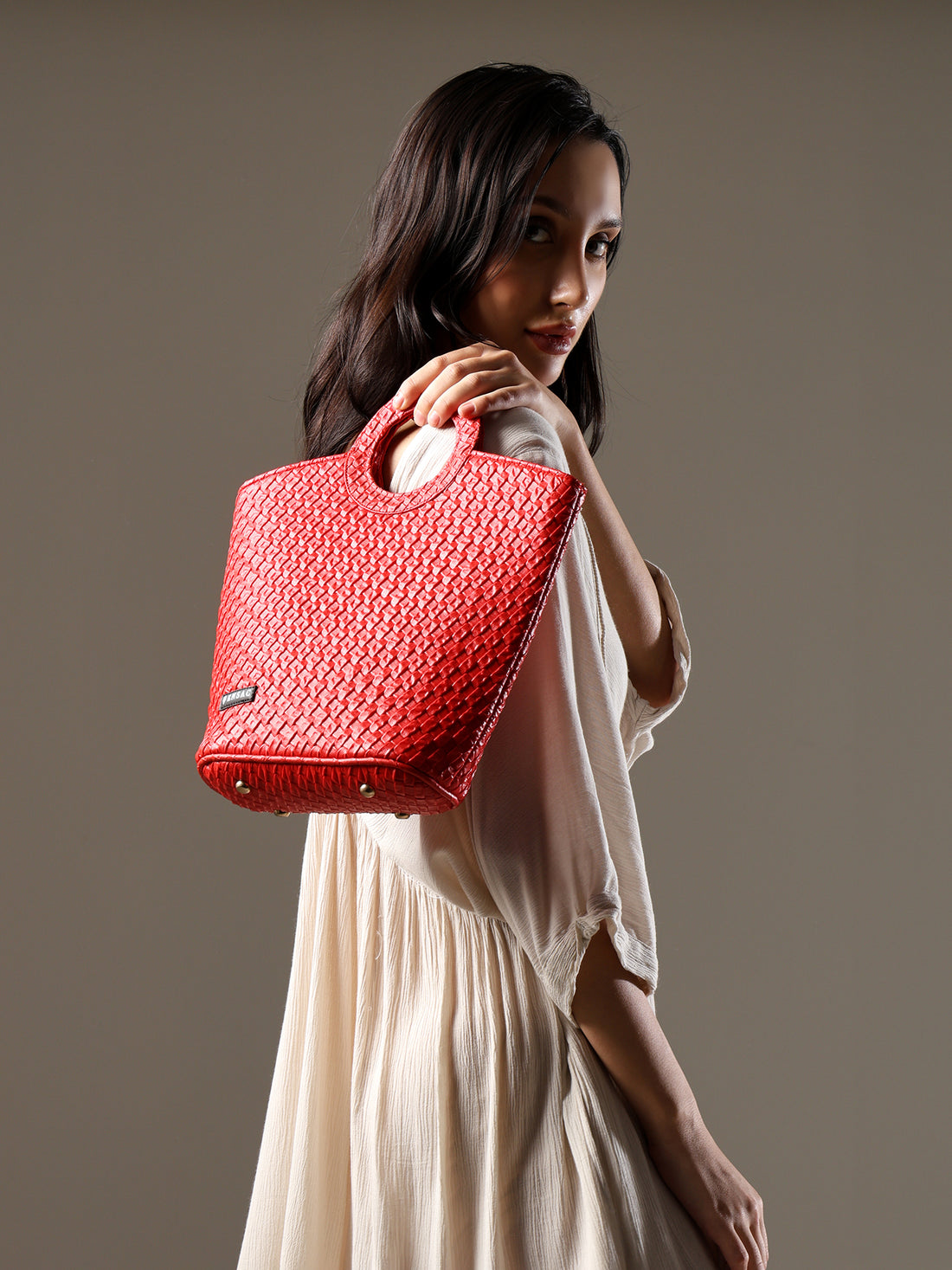 Ensac Basket Lunch Bag | Stylish Picnic Tote, Zipper, Pockets, Multipurpose Use