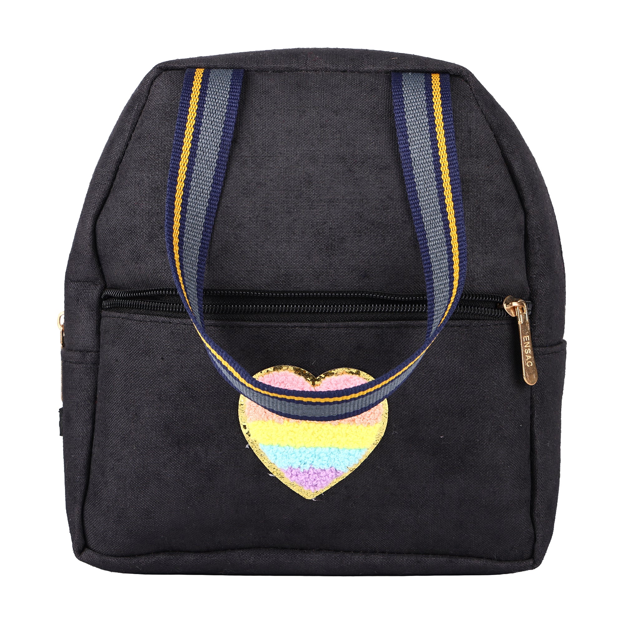 ENSAC Lunch Bag for Men & Women | Tiffin Bag with Zip Closure & Double Handle | Reusable Hot & Cold Lunch Box Carry Bag for Office, School, Travel & Daily Use