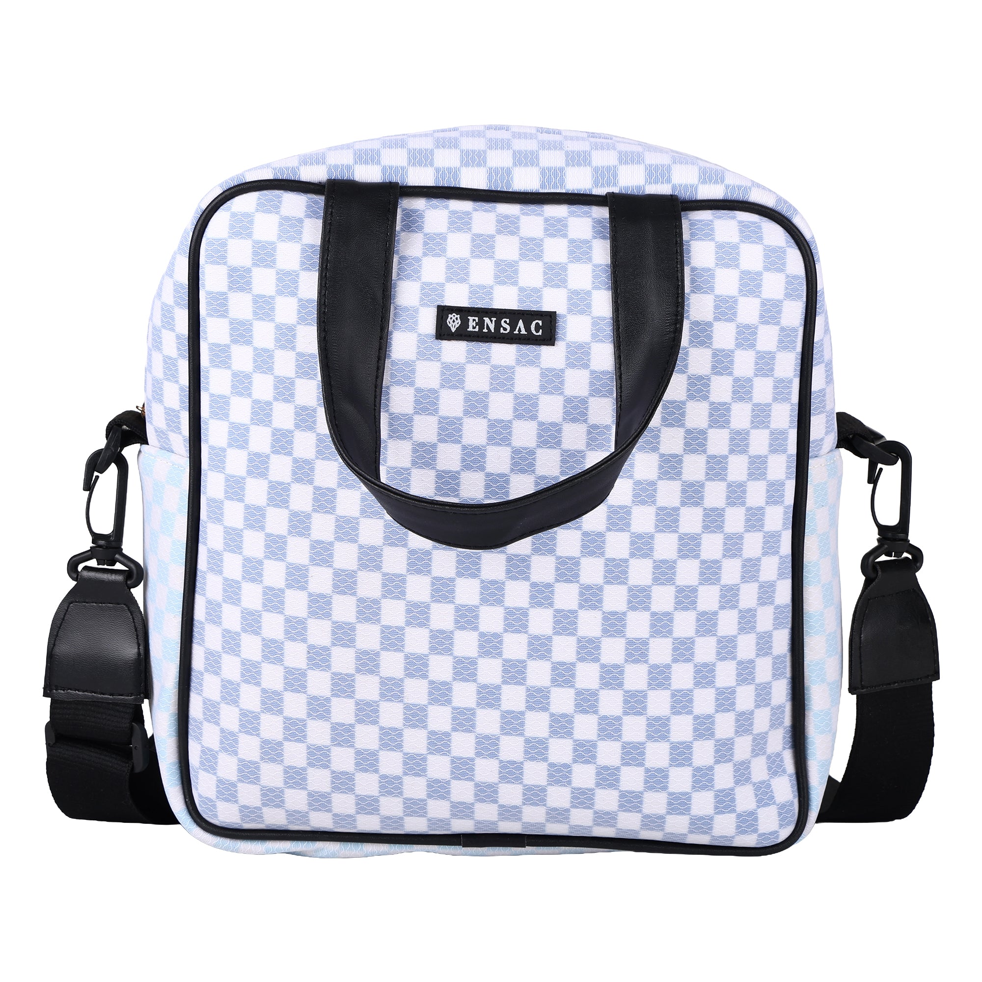 ENSAC Lunch Bag for Men & Women | Tiffin Bag with Zip Closure & Double Handle | Reusable Hot & Cold Lunch Box Carry Bag for Office, School, Travel & Daily Use