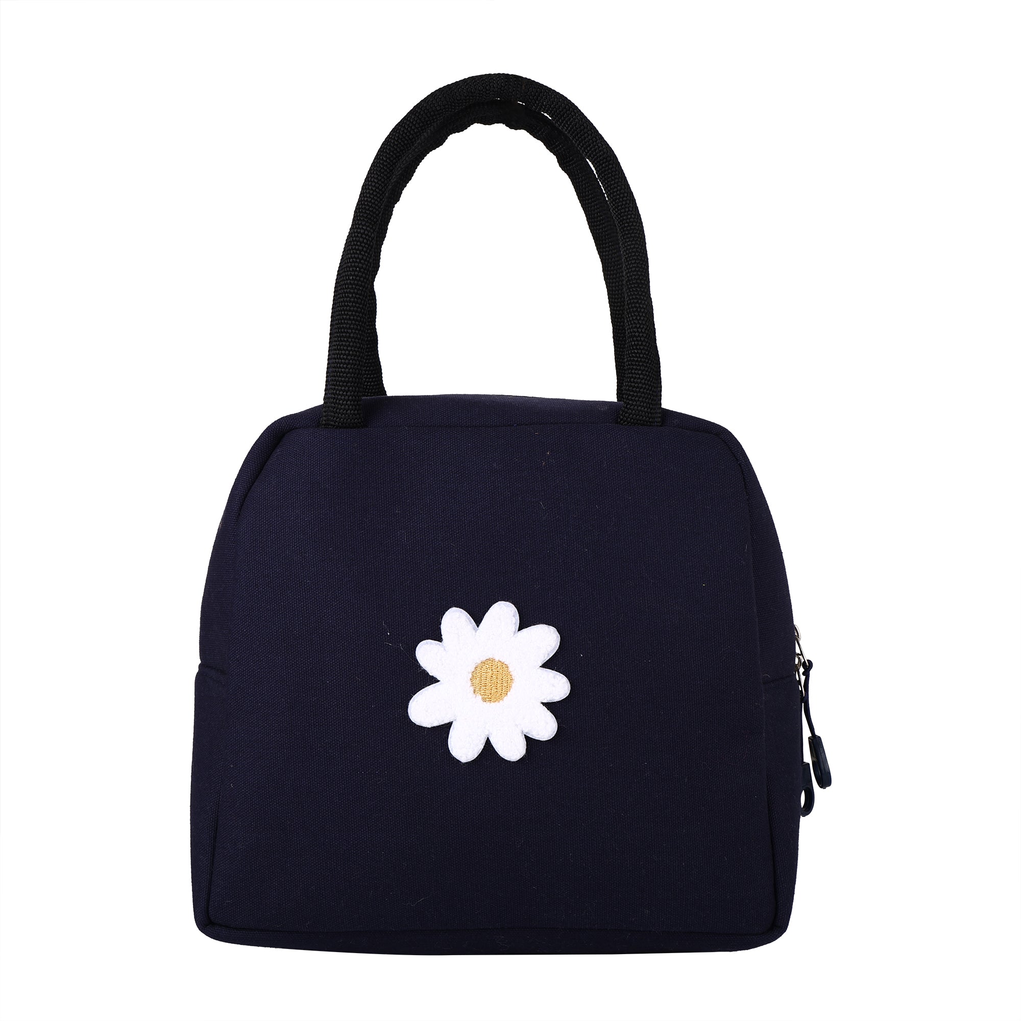 ENSAC Lunch Bag for Men & Women | Tiffin Bag with Zip Closure & Double Handle | Reusable Hot & Cold Lunch Box Carry Bag for Office, School, Travel & Daily Use