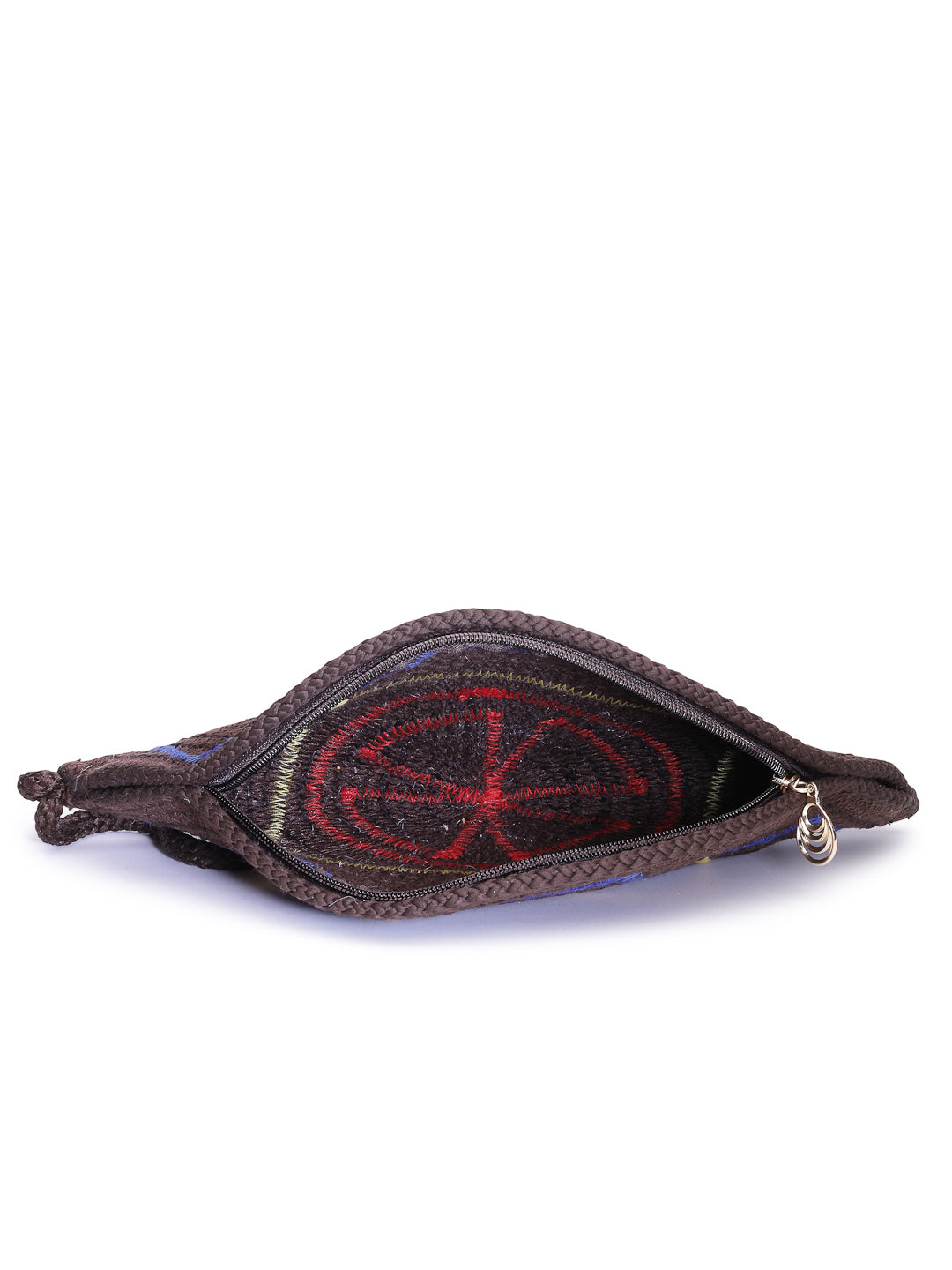 Ensac Designer Half-Moon Clutch for Ladies | Unique Beaded Clutch for Styling Bold Looks