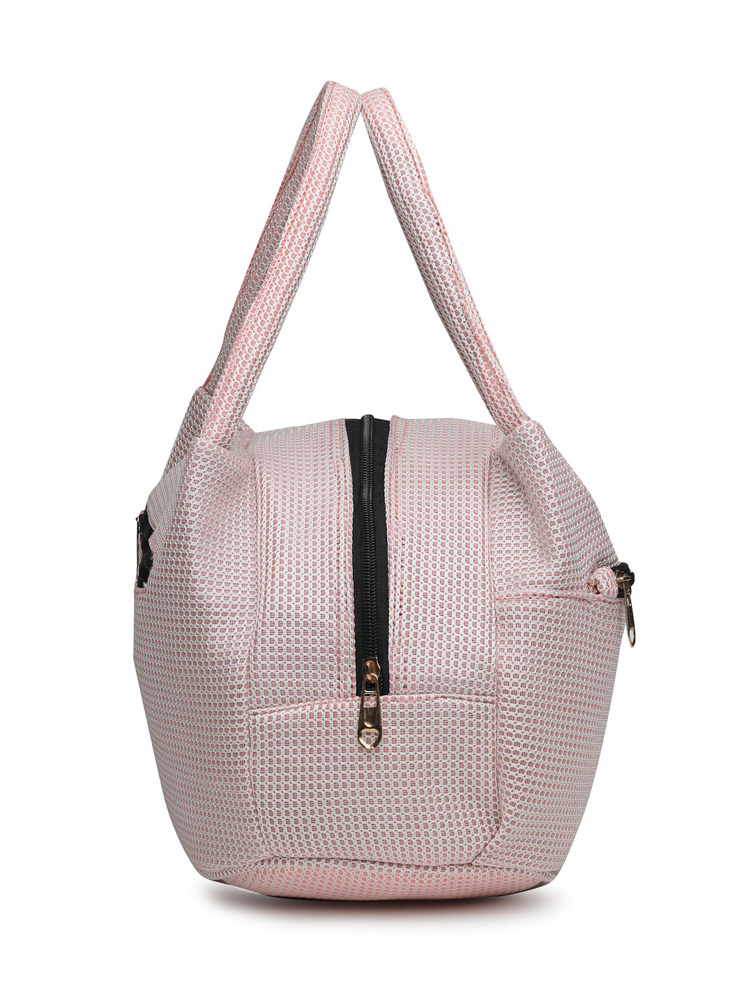 Ensac Women’s Compact Satchel Bag | Pink Chic Purse Handbag with Zip Pocket