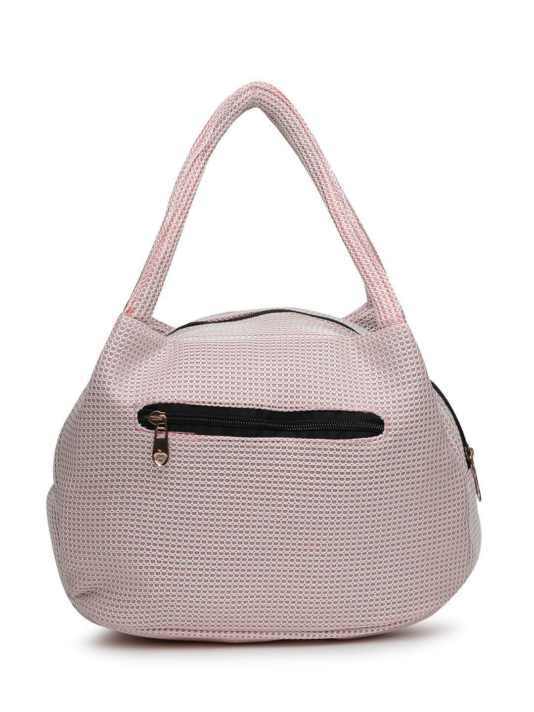 Ensac Women’s Compact Satchel Bag | Pink Chic Purse Handbag with Zip Pocket