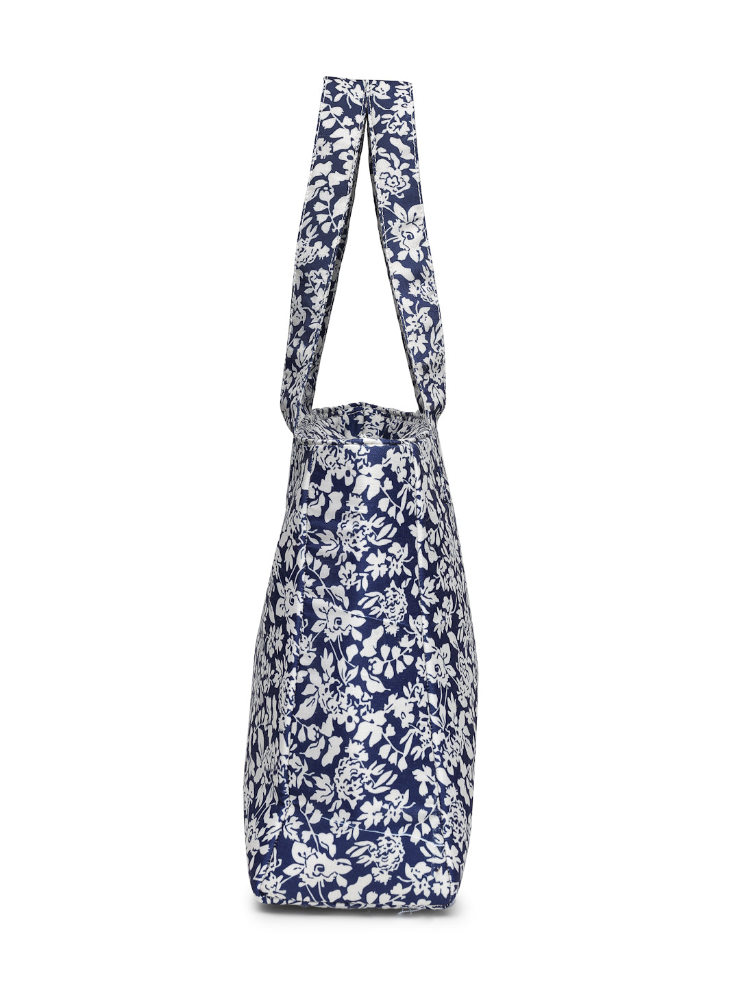 Ensac Women’s Floral Print Tote Bag | Lightweight Handbag with Zipper Closure